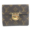 Louis Vuitton Monogram Brown Galle Monogram Monogram Long Bill Wallet (Tri-Fold)