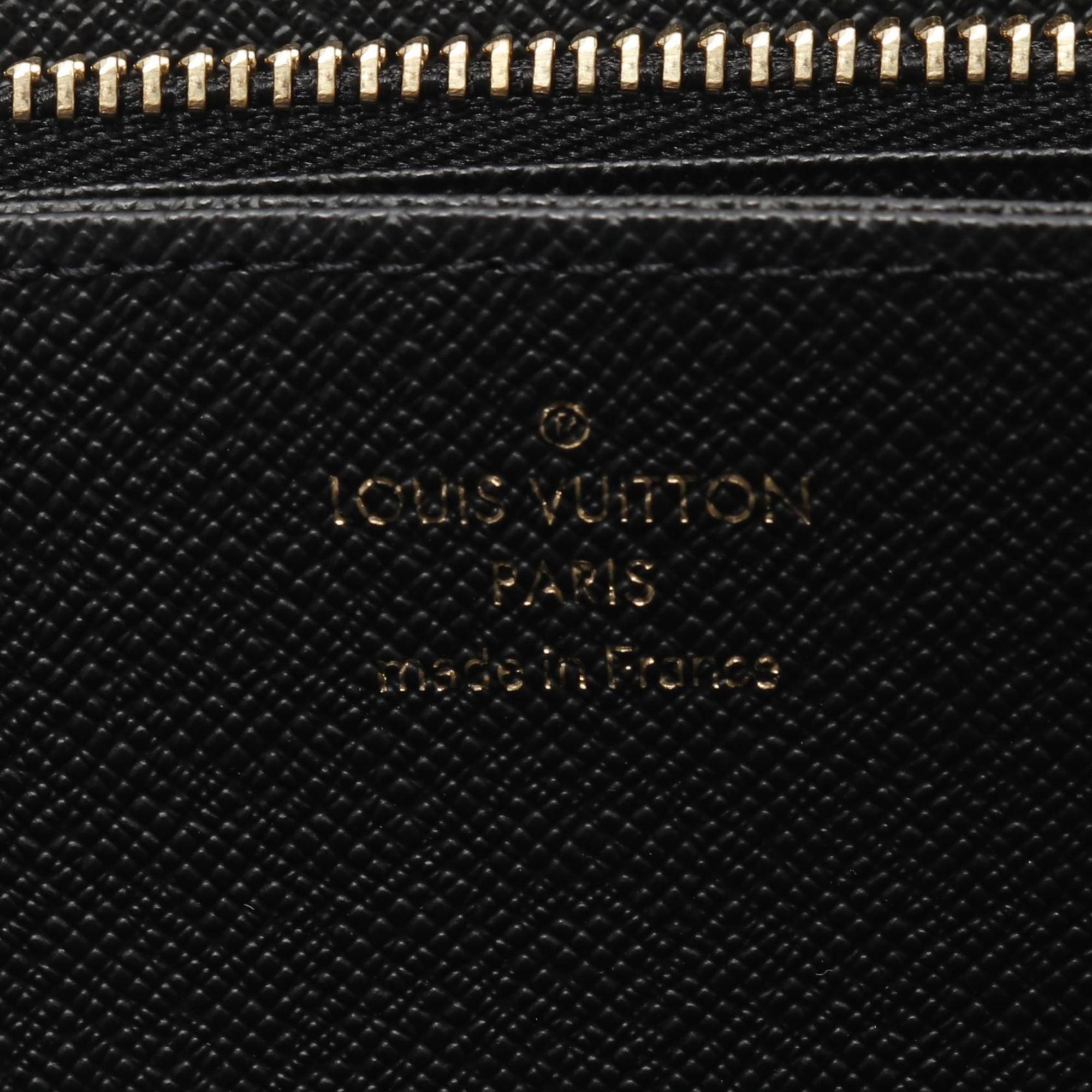 Louis Vuitton Brown Coated Canvas Leather Long Wallet