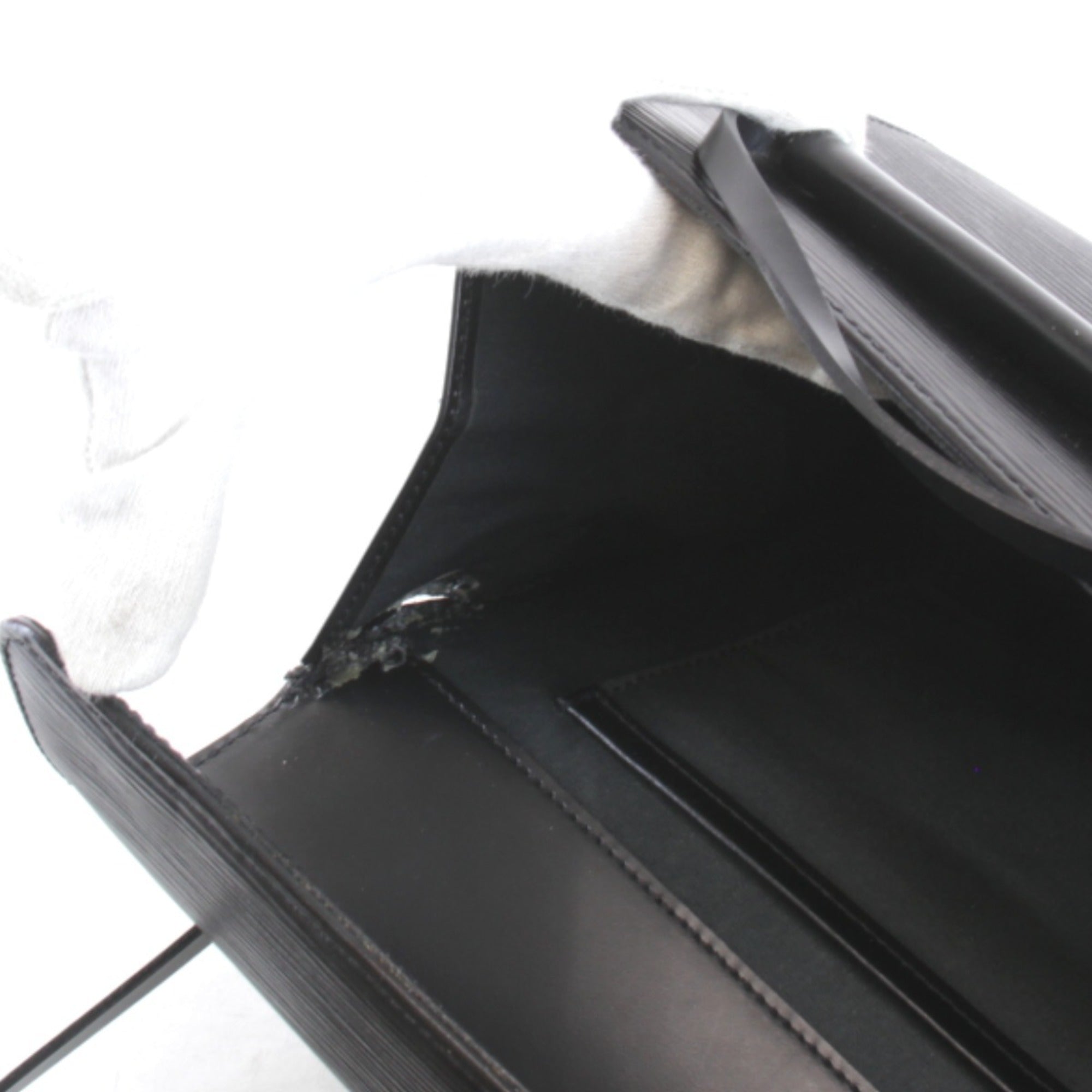 Louis Vuitton Black Epi Leather Shoulder Bag