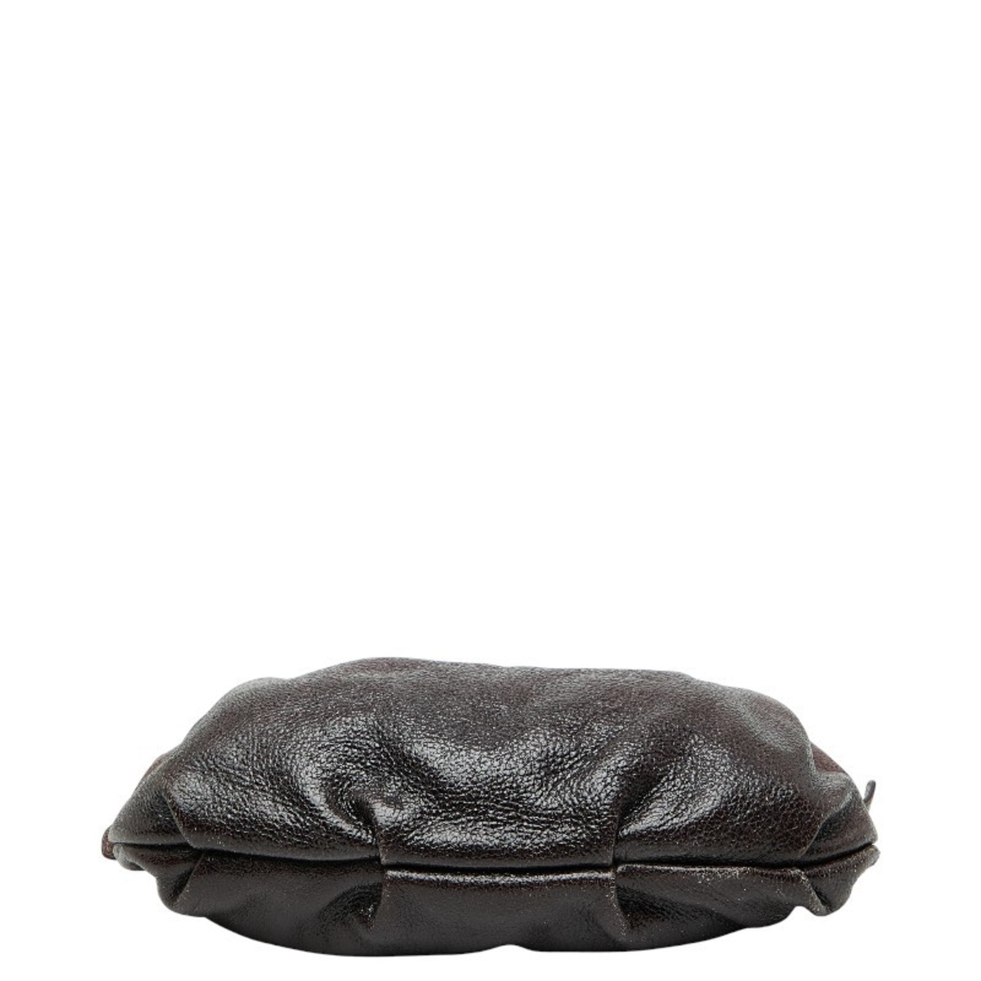 Prada Purple Leather Handbag Shoulder Bag