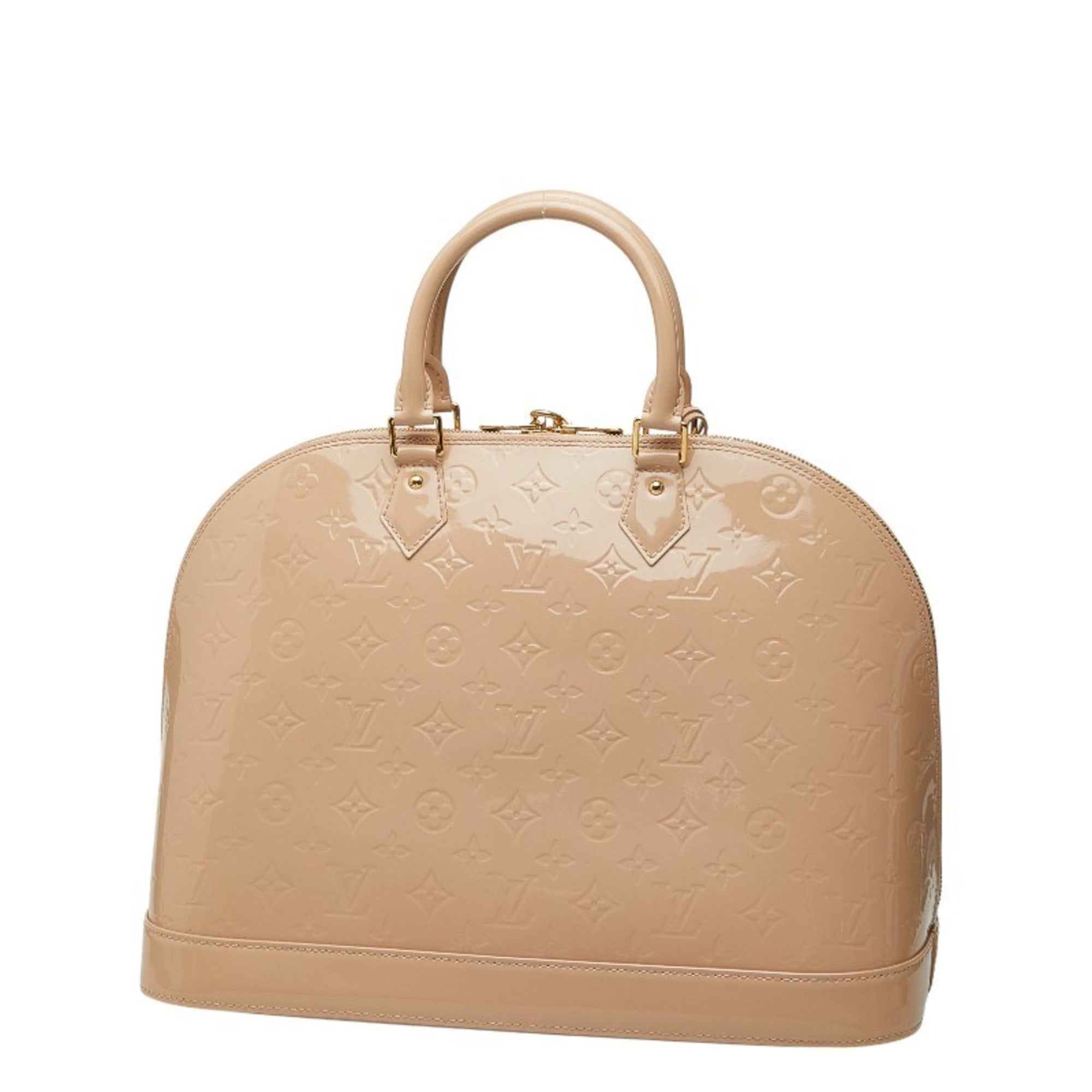 Louis Vuitton Monogram Rose Florentin Patent Leather Monogram Vernis Handbag