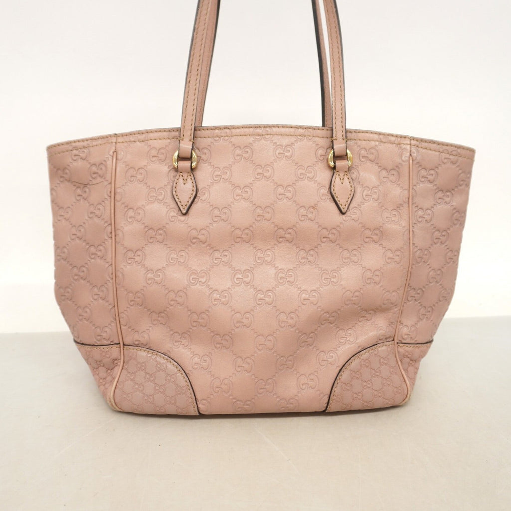 Gucci Pink Leather Tote Bag (Pre-Owned)