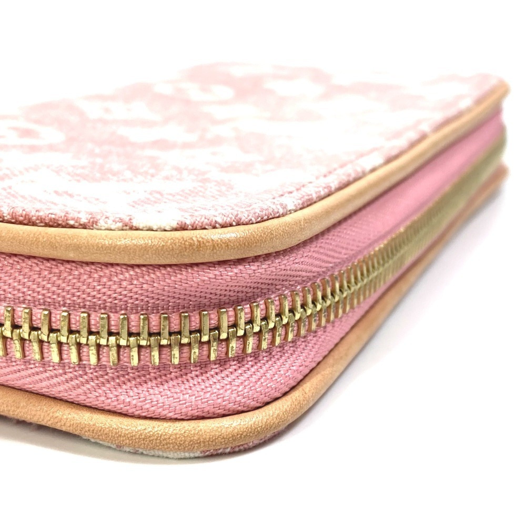 Louis Vuitton Monogram Denim Pink Monogram Denim Long Wallet