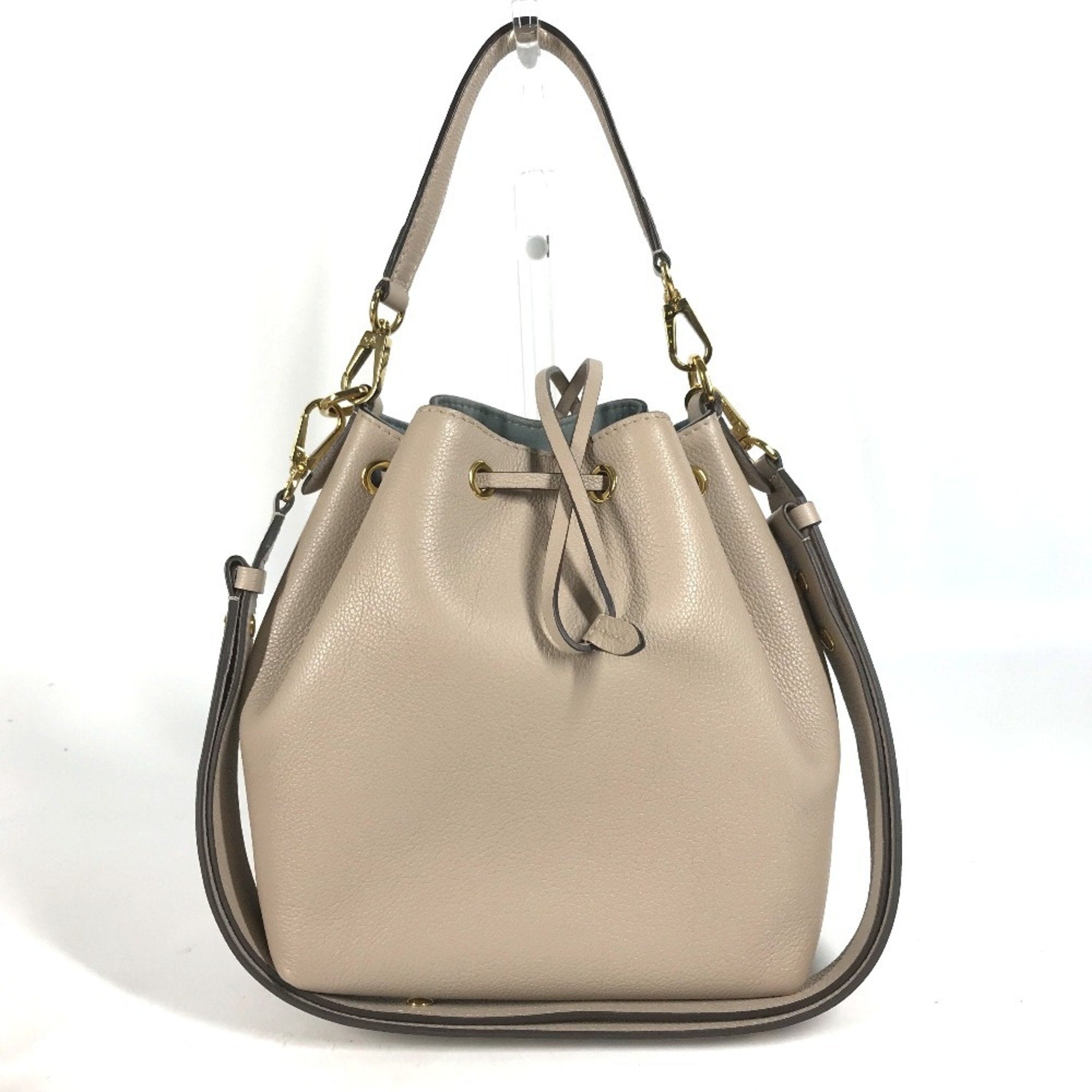 Louis Vuitton Beige Sand Leather Handbag Shoulder Bag