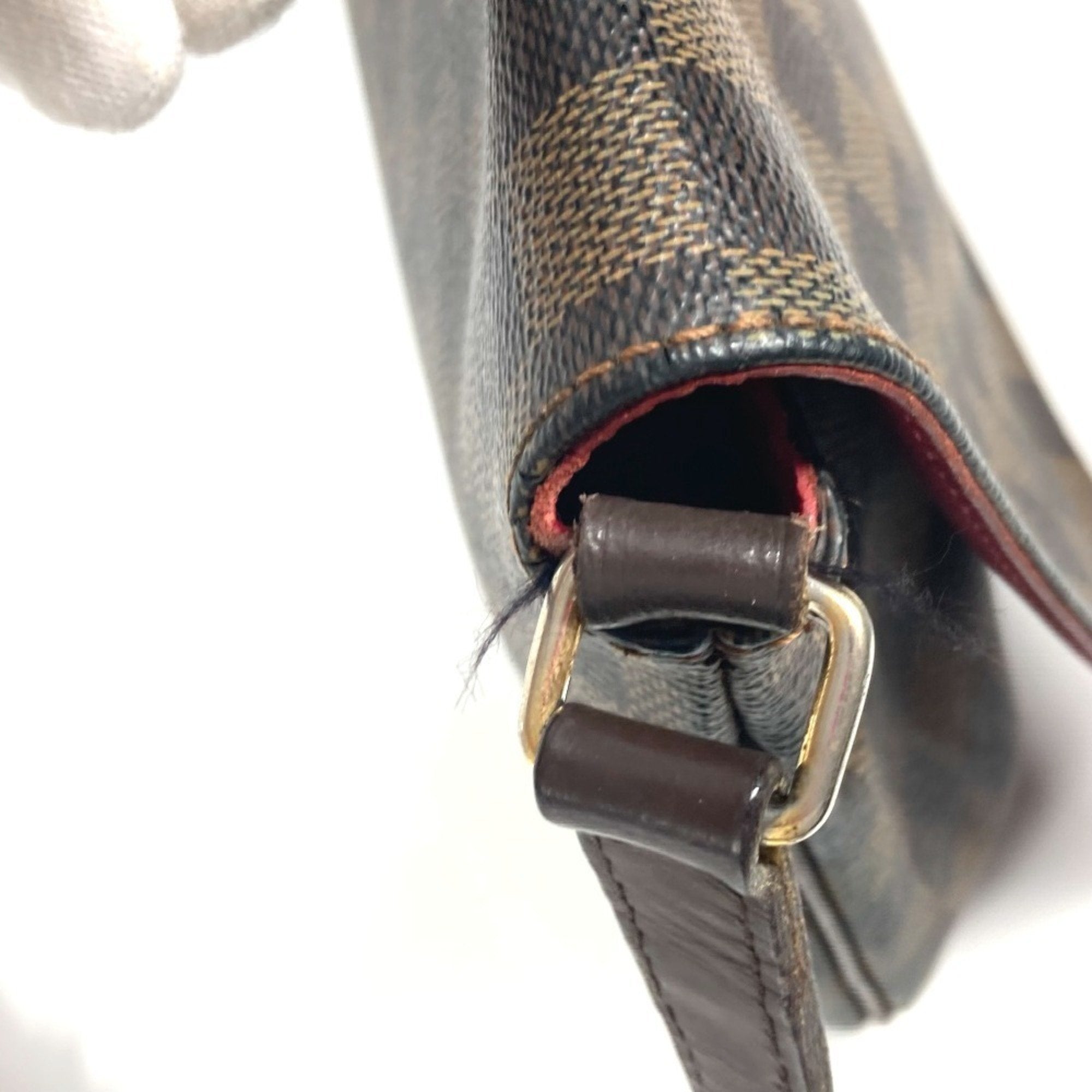 Louis Vuitton Brown Ebene Damier Canvas Pochette Shoulder Bag