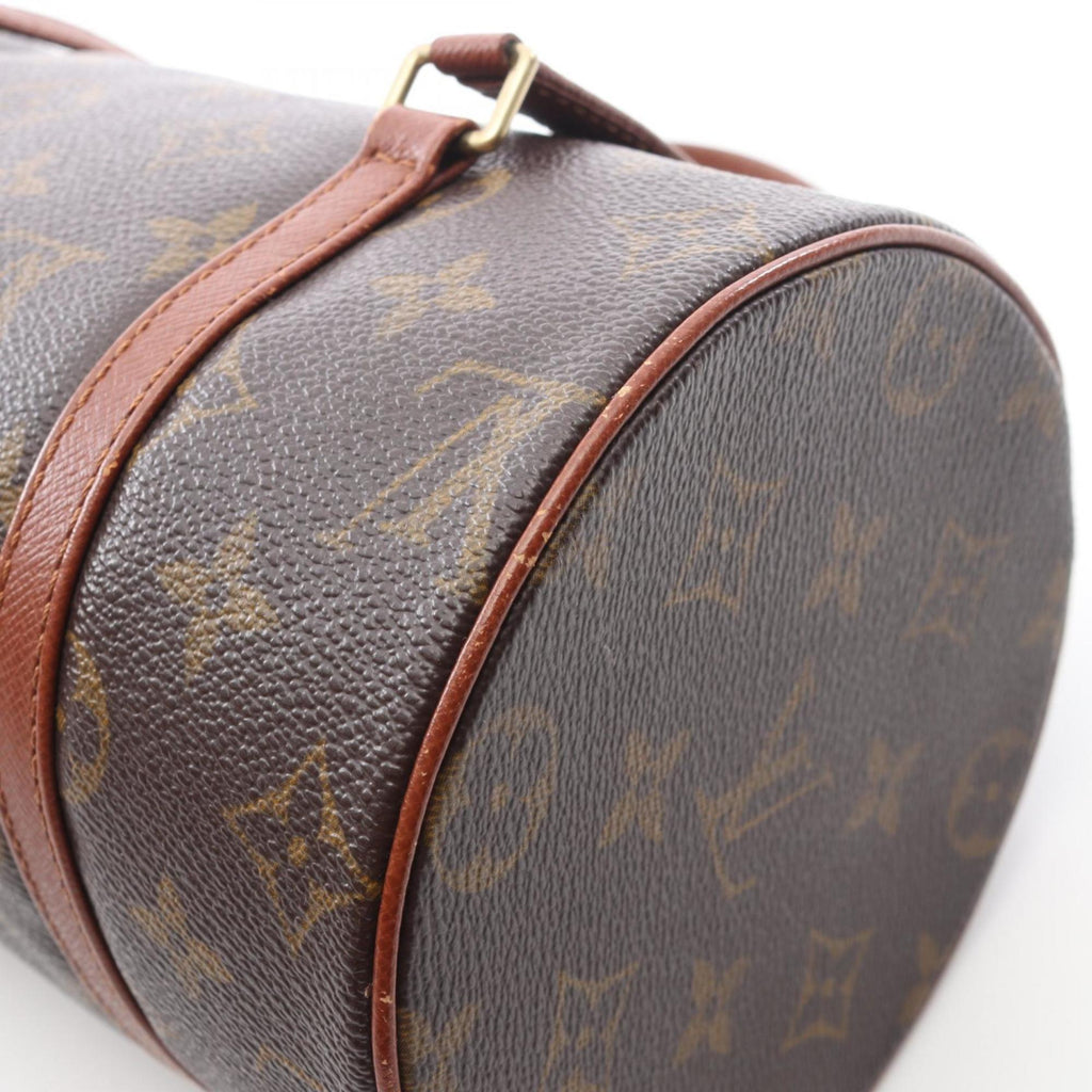 Louis Vuitton Brown Coated Canvas Leather Handbag