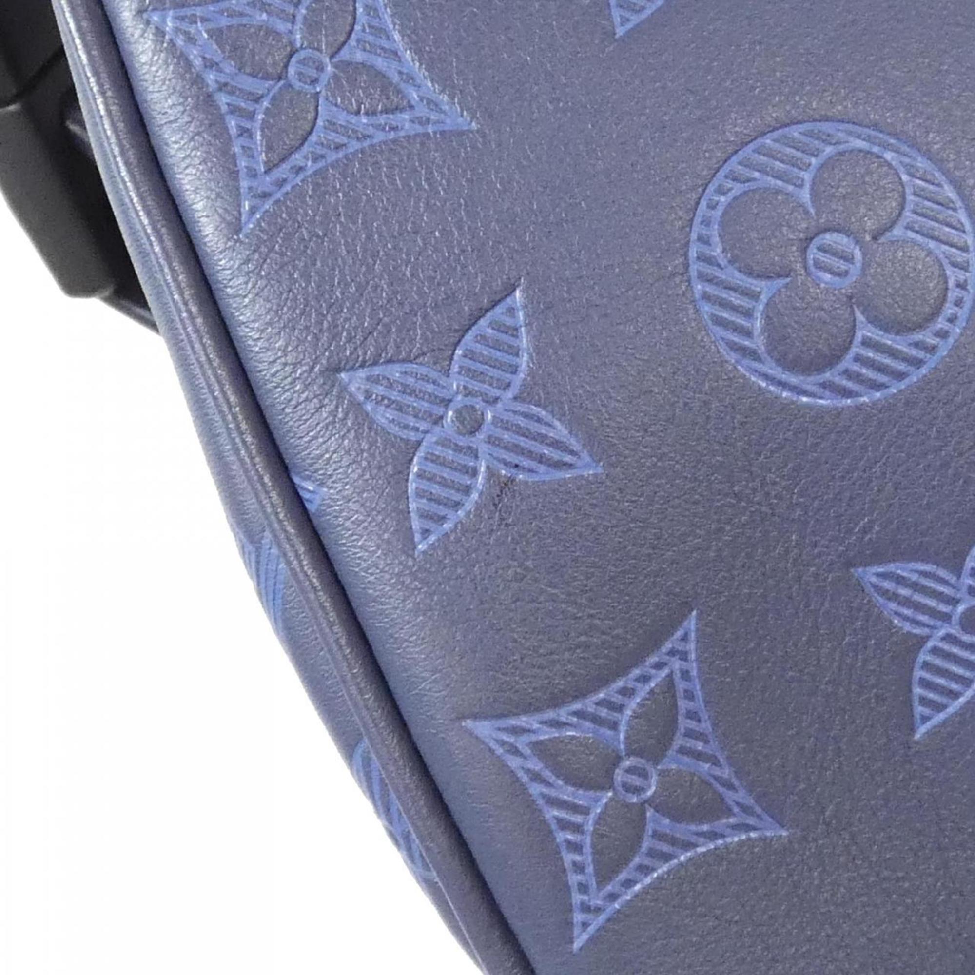 Louis Vuitton Black Navy Monogram Shadow Shoulder Bag