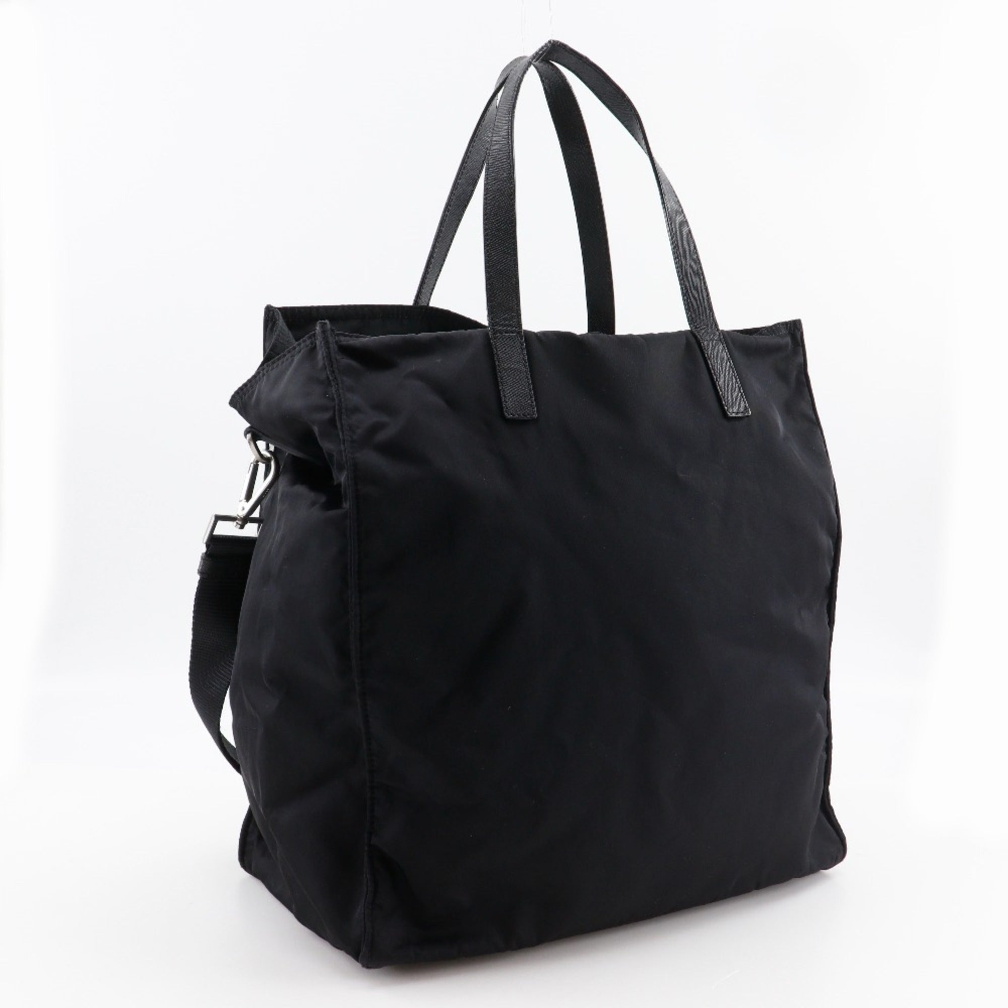 Prada Black Nylon Tote Bag
