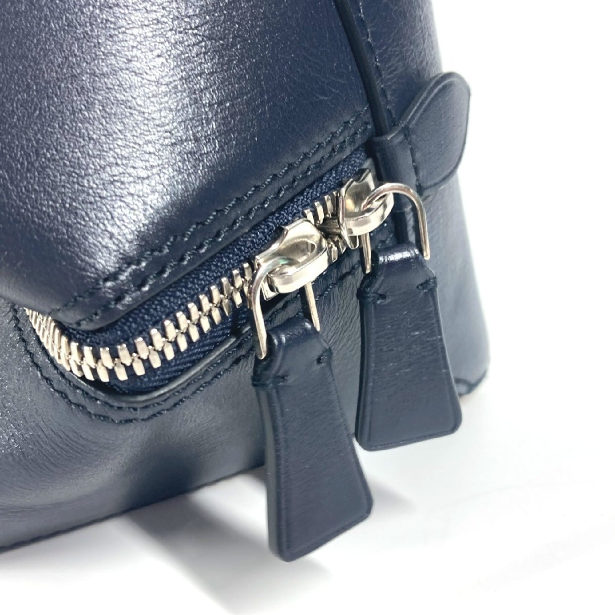 Louis Vuitton Navy Leather Handbag