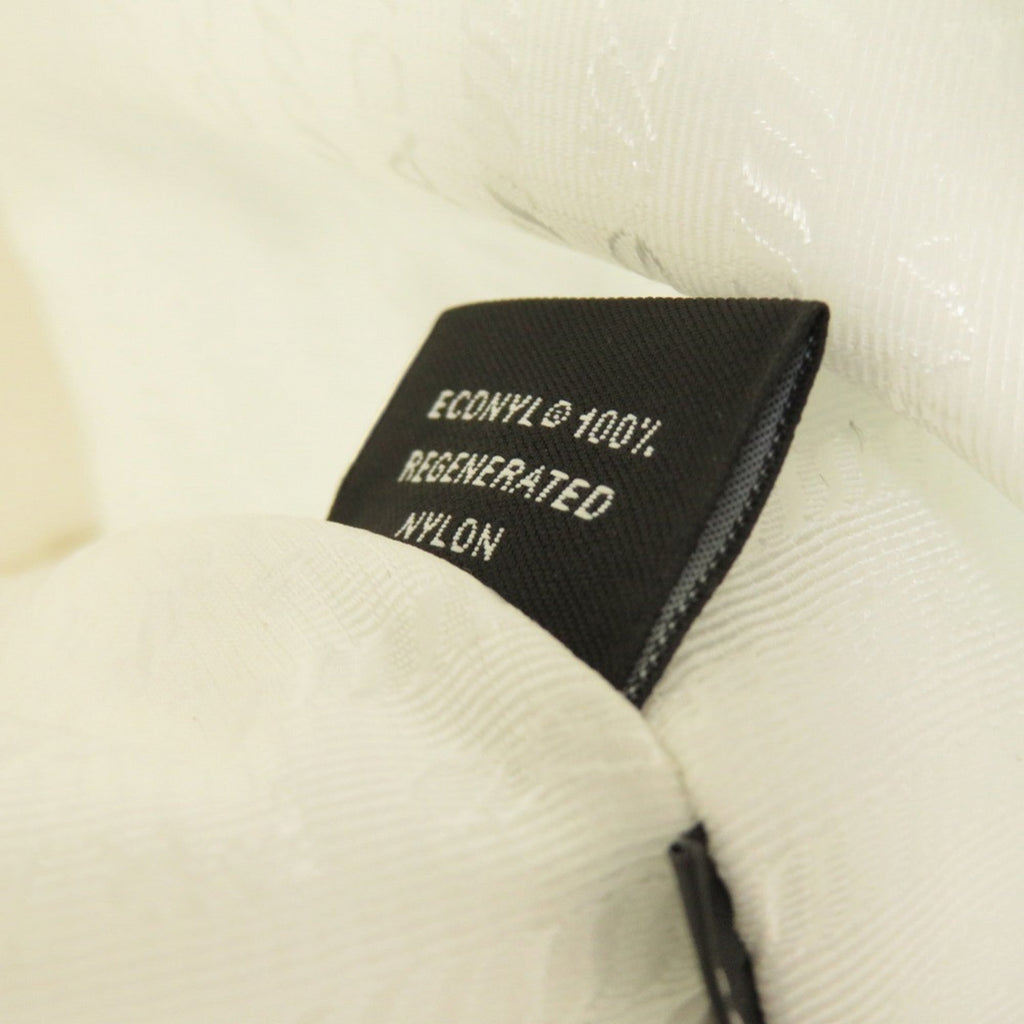 Prada Black White Nylon Pouch