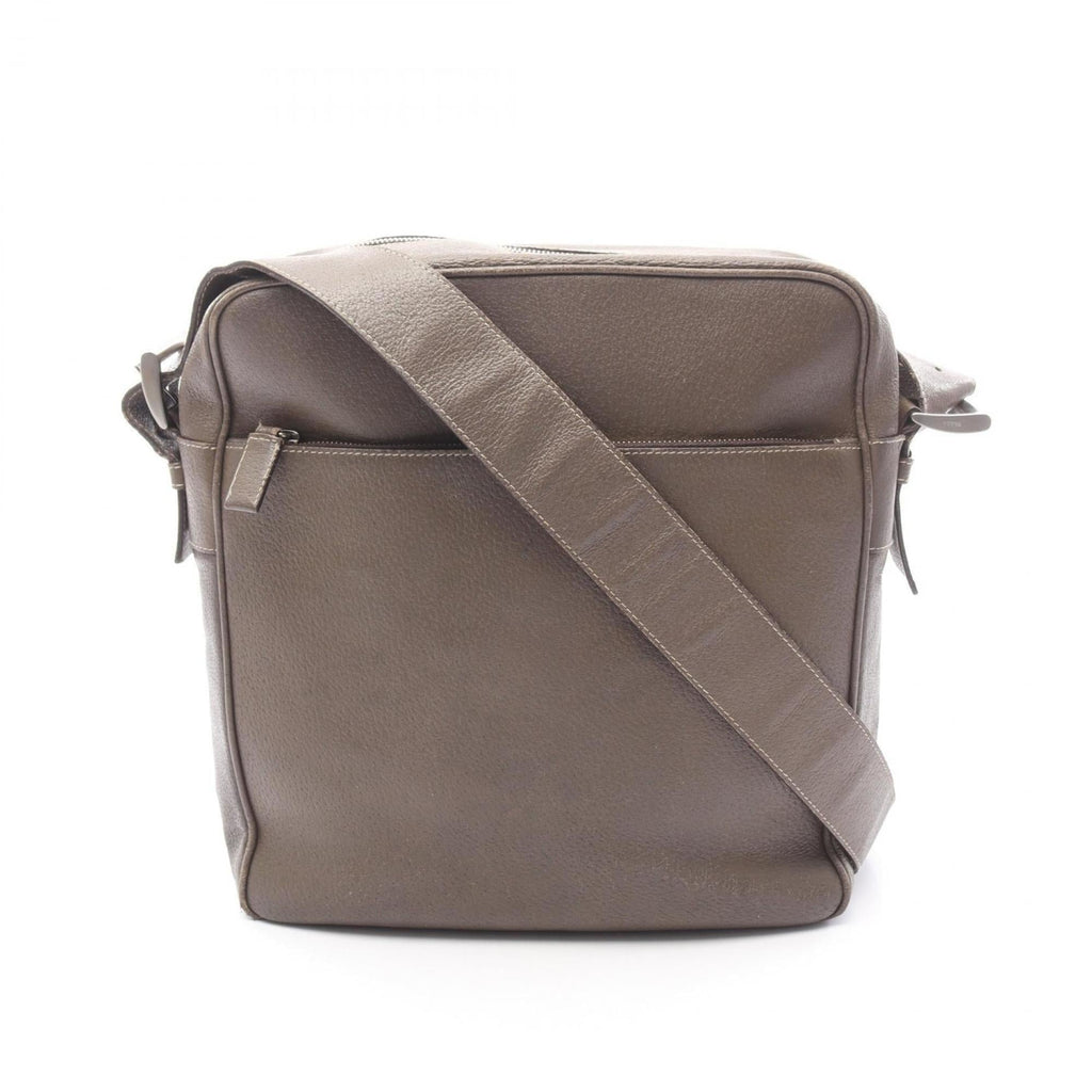 Prada Brown Leather Shoulder Bag