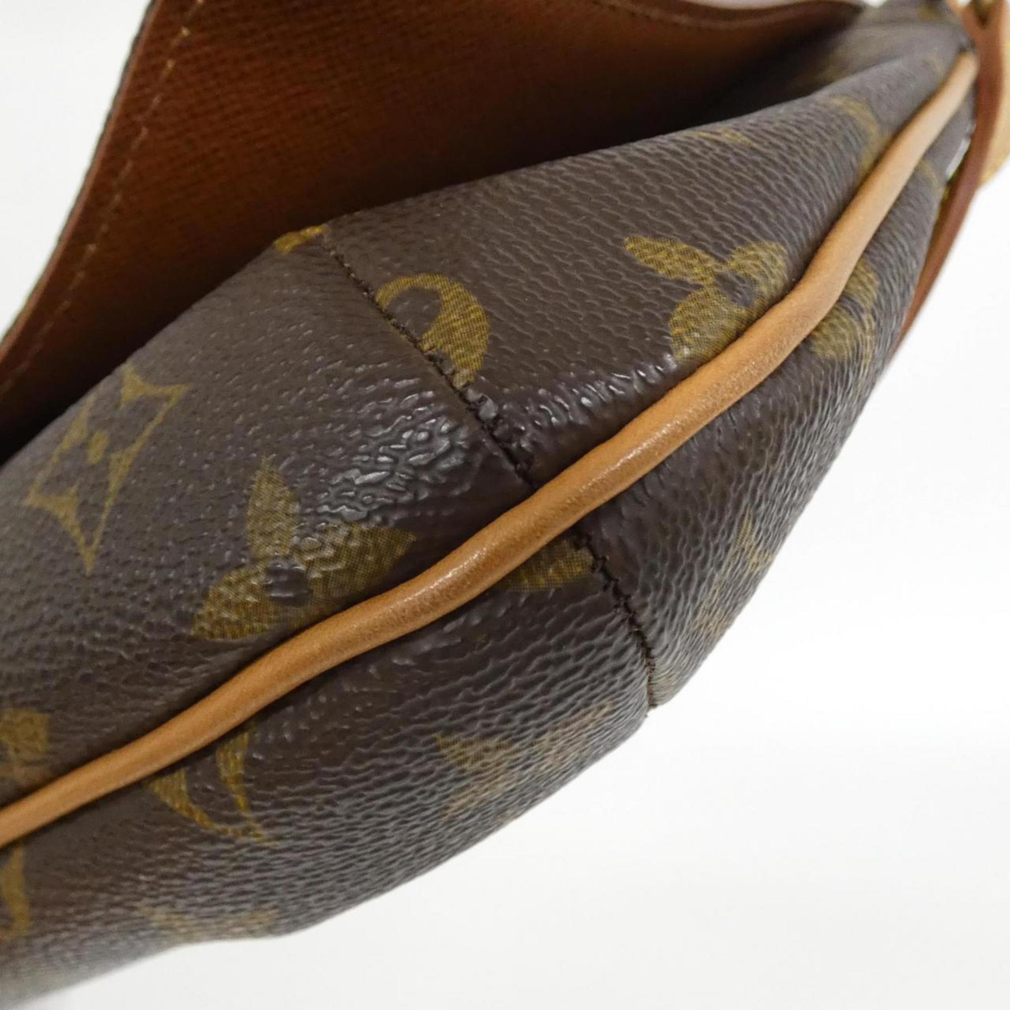 Louis Vuitton Marron Coated Canvas Shoulder Bag