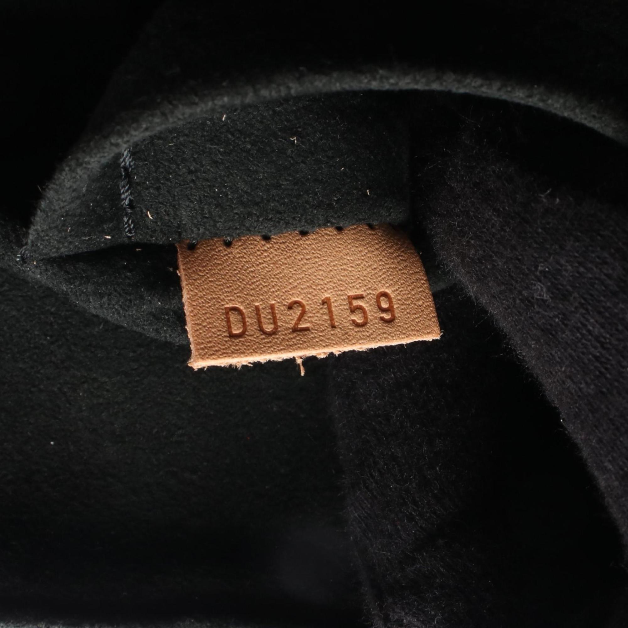 Louis Vuitton Brown Monogram Coated Canvas Leather Handbag