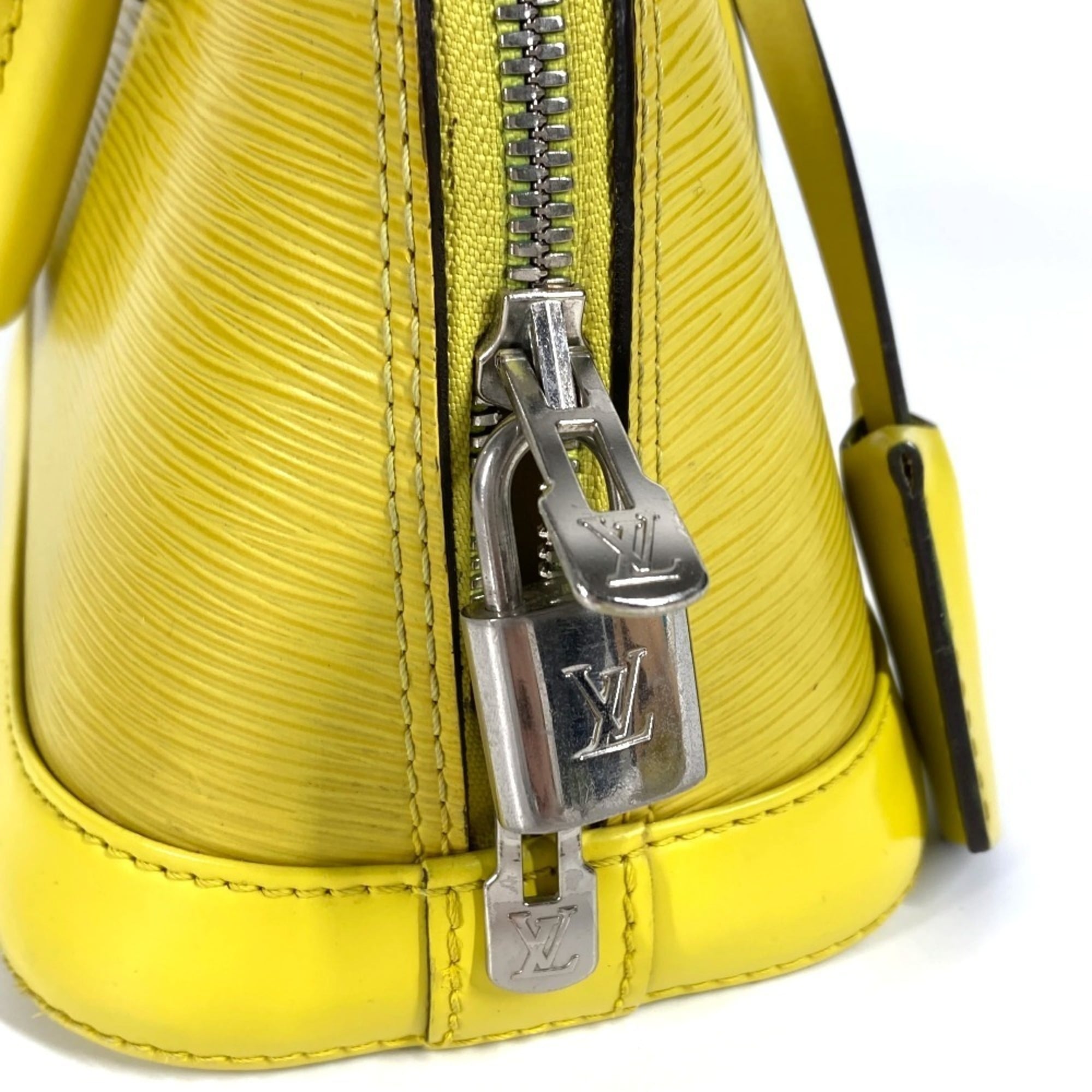 Louis Vuitton Pistache Yellow Epi Leather Handbag Shoulder Bag