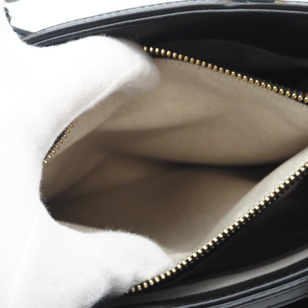 Gucci Black Leather Handbag (Pre-Owned)