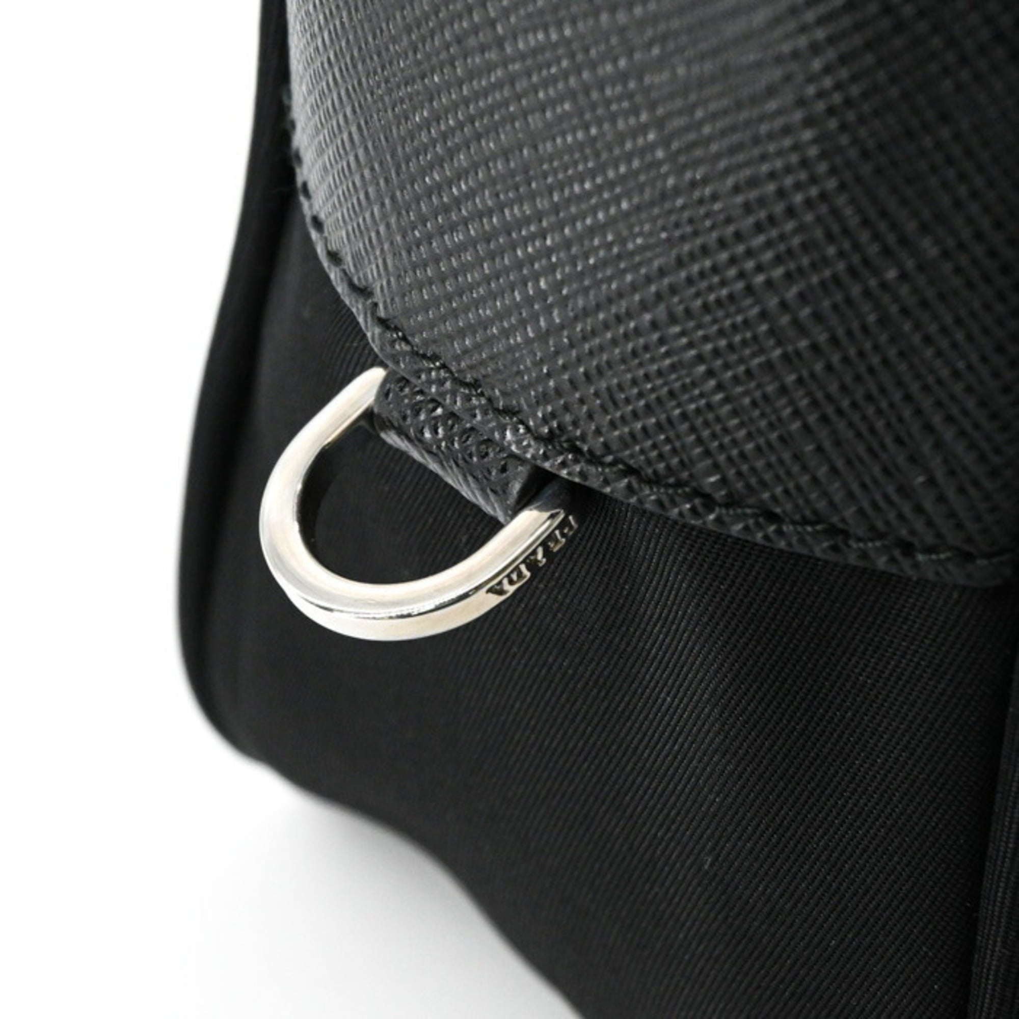 Prada Black Nylon Tessuto Shoulder Bag