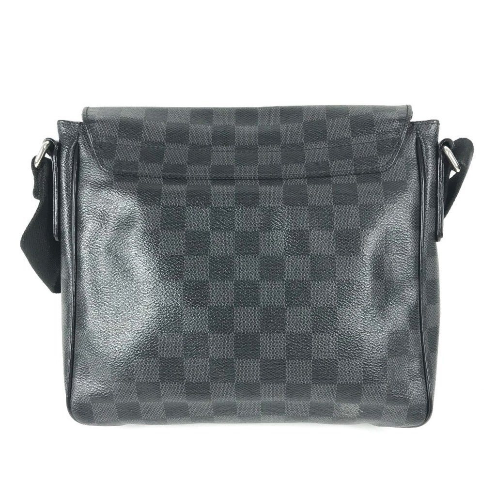 Louis Vuitton Black Damier Graphite Messenger Bag Shoulder Bag