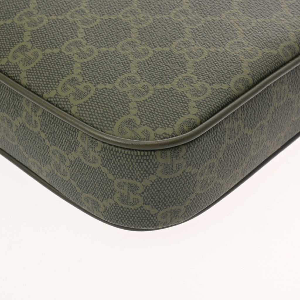 Gucci Green Pvc Shoulder Bag (Pre-Owned)