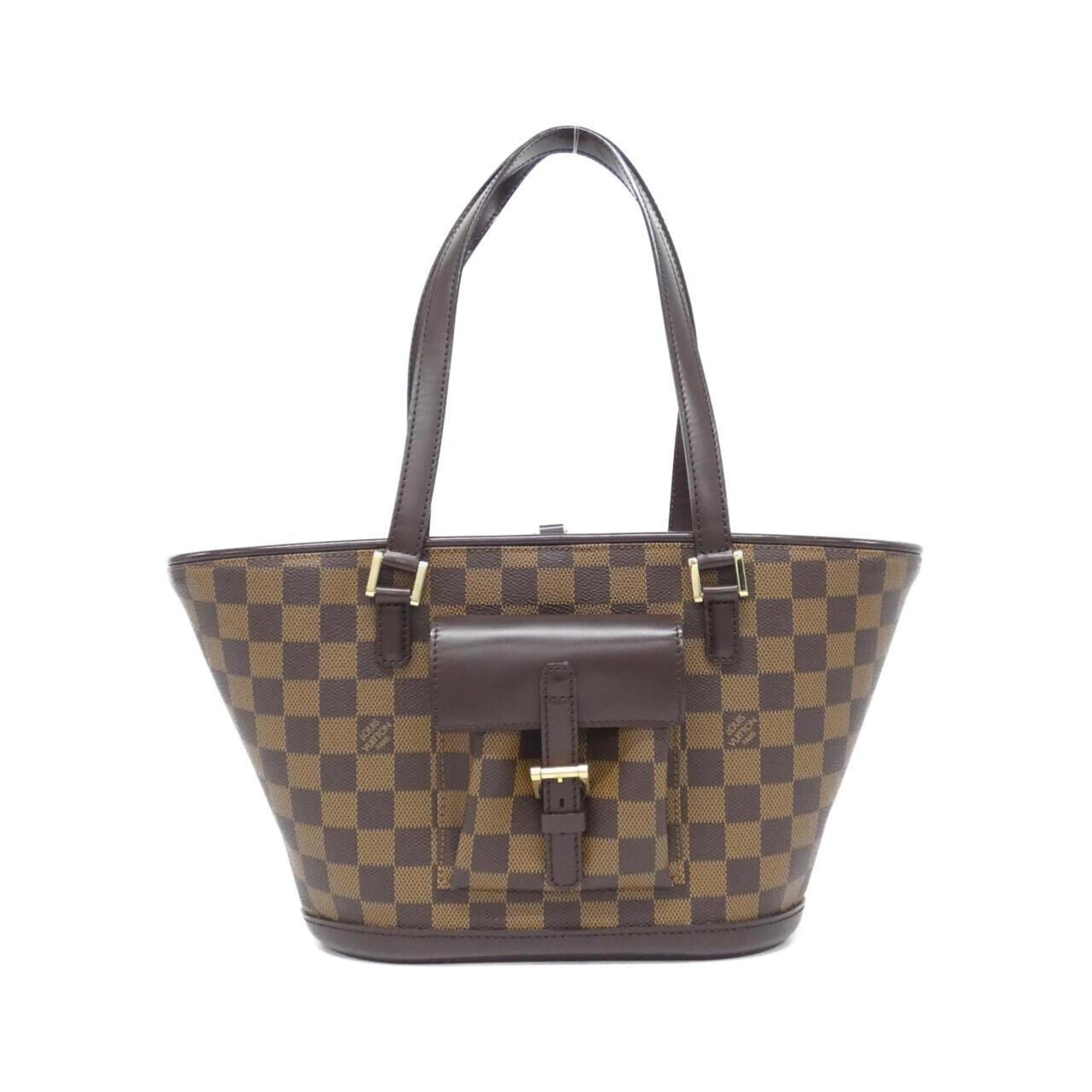 Louis Vuitton Damier Ebene Coated Canvas Handbag