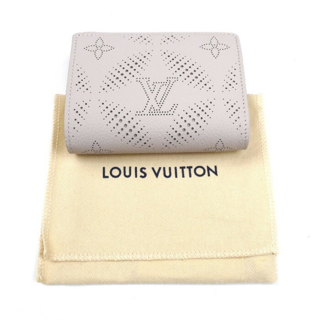 Louis Vuitton Grayish Pink Mahina Leather Wallet