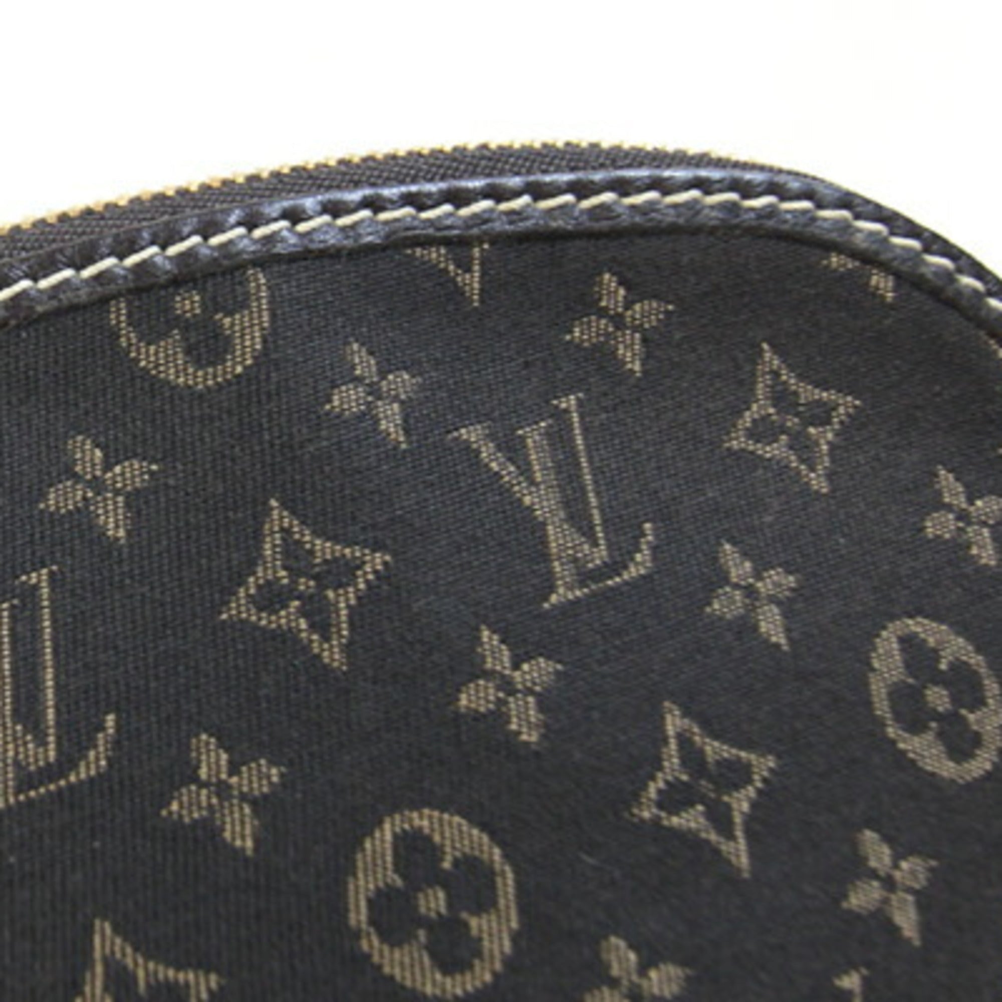 Louis Vuitton Dark Brown Fusain Monogram Idylle Canvas Pochette Pouch