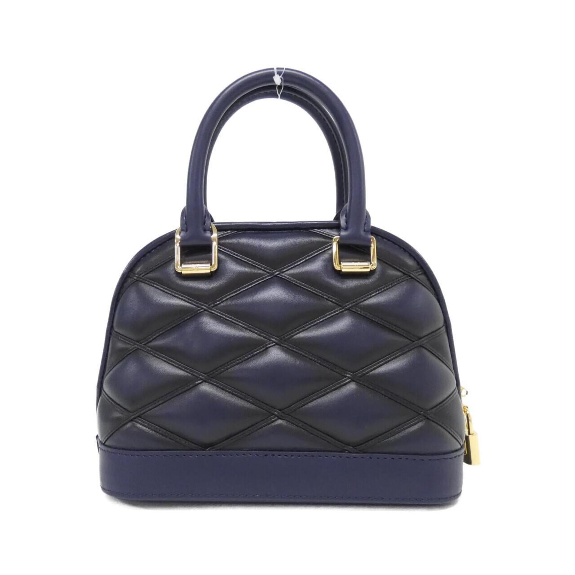 Louis Vuitton Navy Leather Handbag