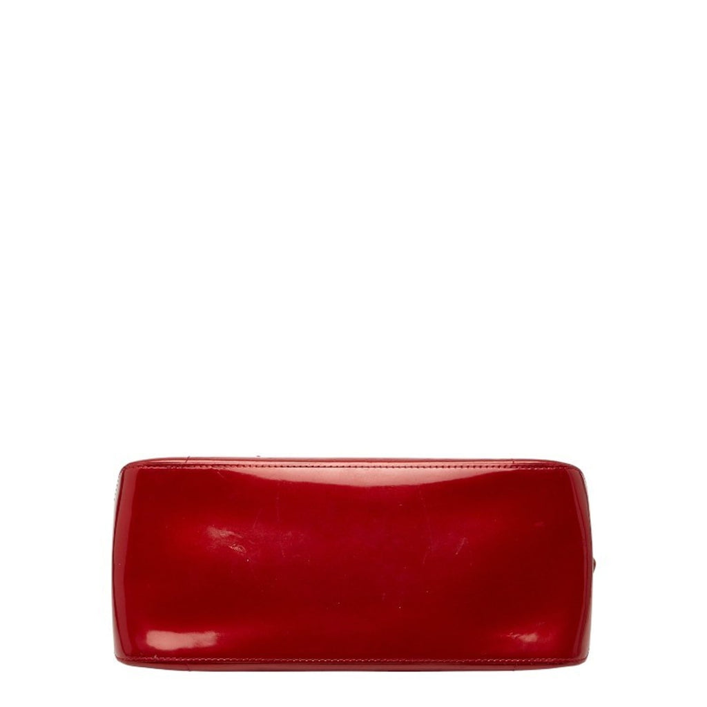 Louis Vuitton Pomme D'amour Red Color Patent Leather Handbag