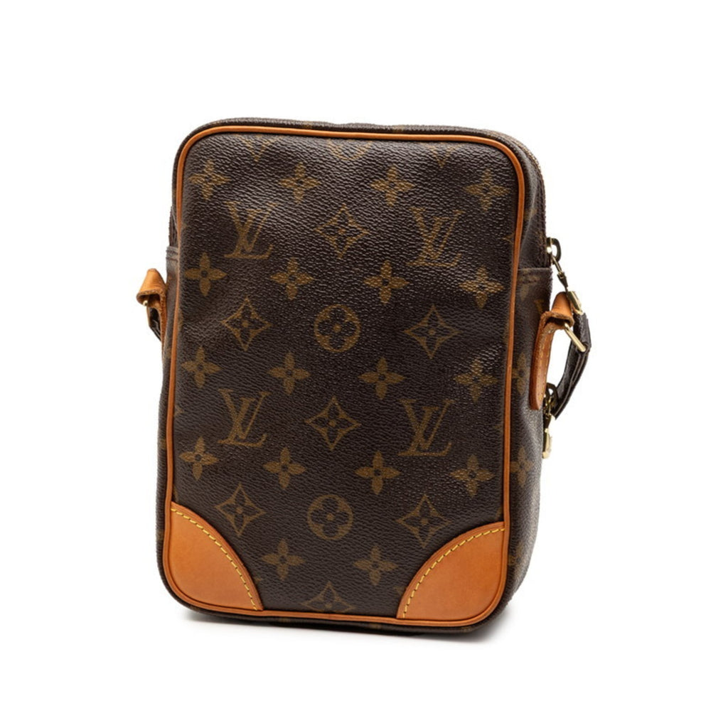 Louis Vuitton Brown Pvc Leather Shoulder Bag