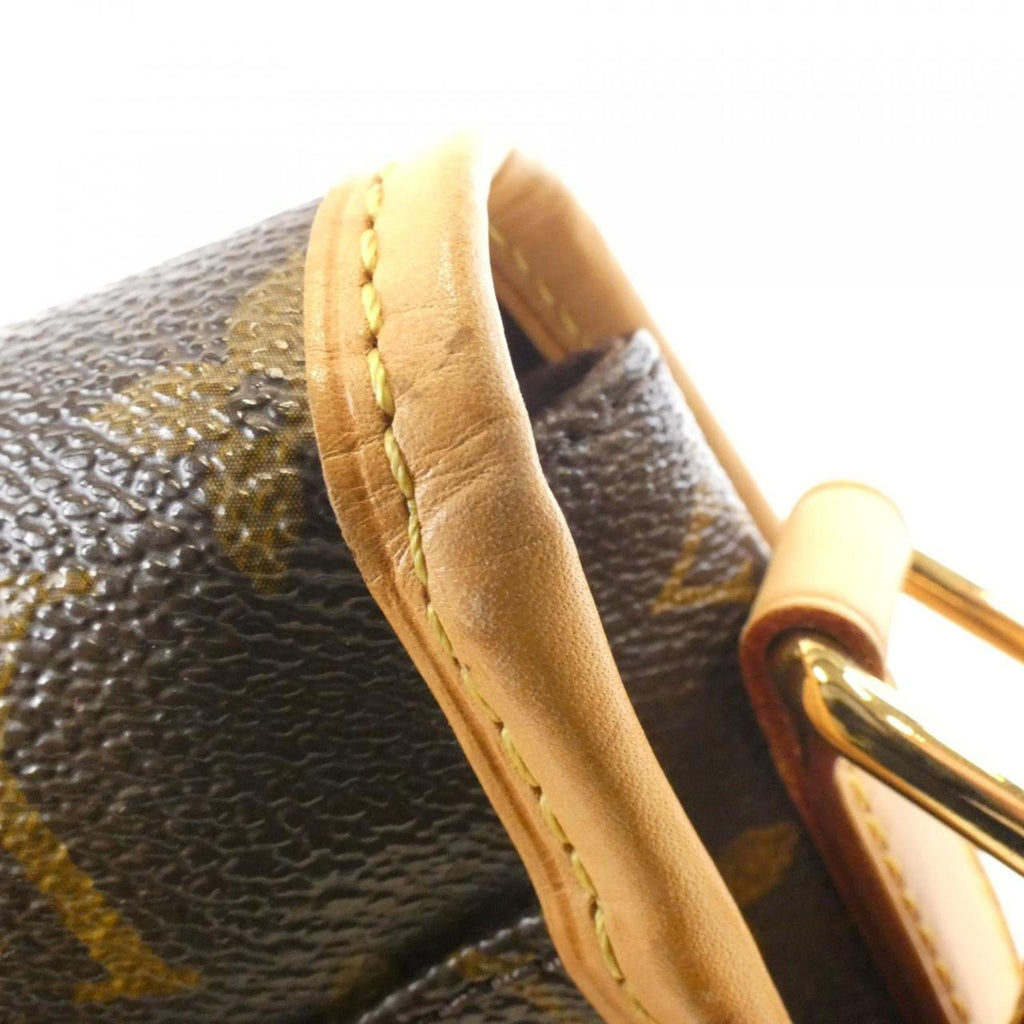 Louis Vuitton Marron Coated Canvas Shoulder Bag