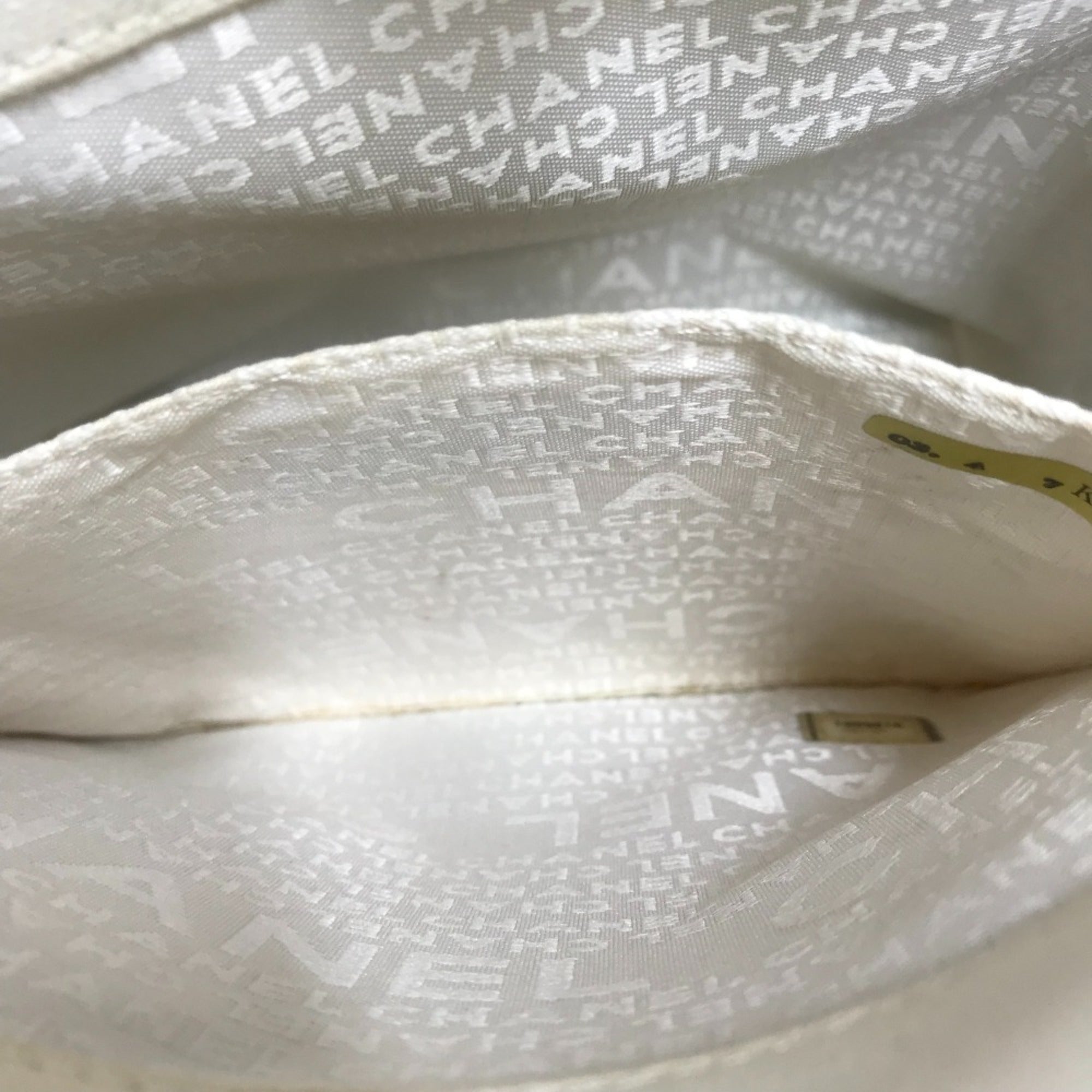 Chanel Gray Cloth Shoulder Bag