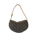 Louis Vuitton Marron Coated Canvas Pochette Shoulder Bag