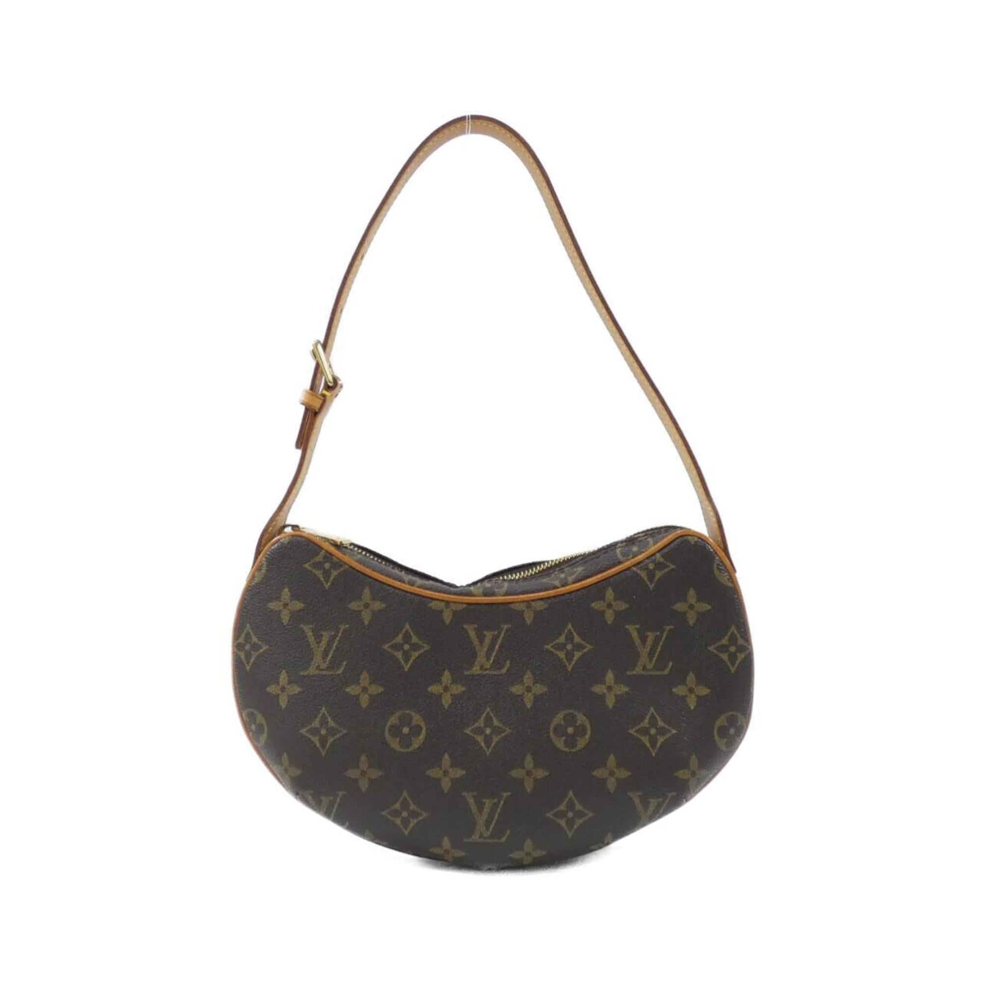 Louis Vuitton Marron Coated Canvas Pochette Shoulder Bag
