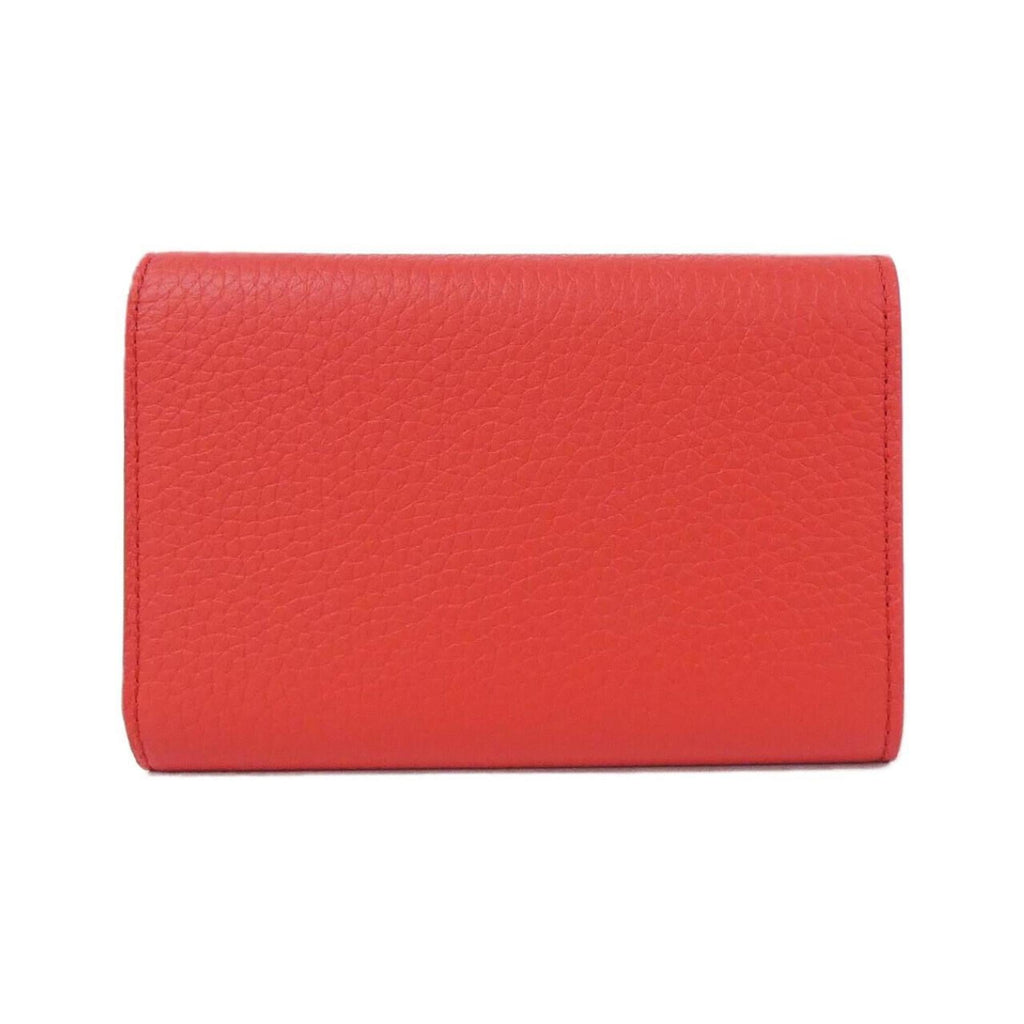 Louis Vuitton Rouge Leather Wallet (Tri-Fold)