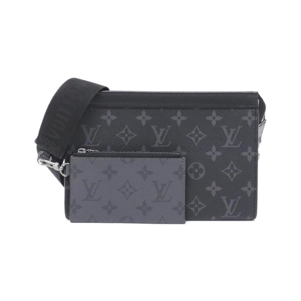 Louis Vuitton Monogram Eclipse Black Gris Coated Canvas Shoulder Bag