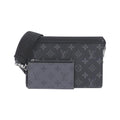 Louis Vuitton Monogram Eclipse Black Gris Coated Canvas Shoulder Bag