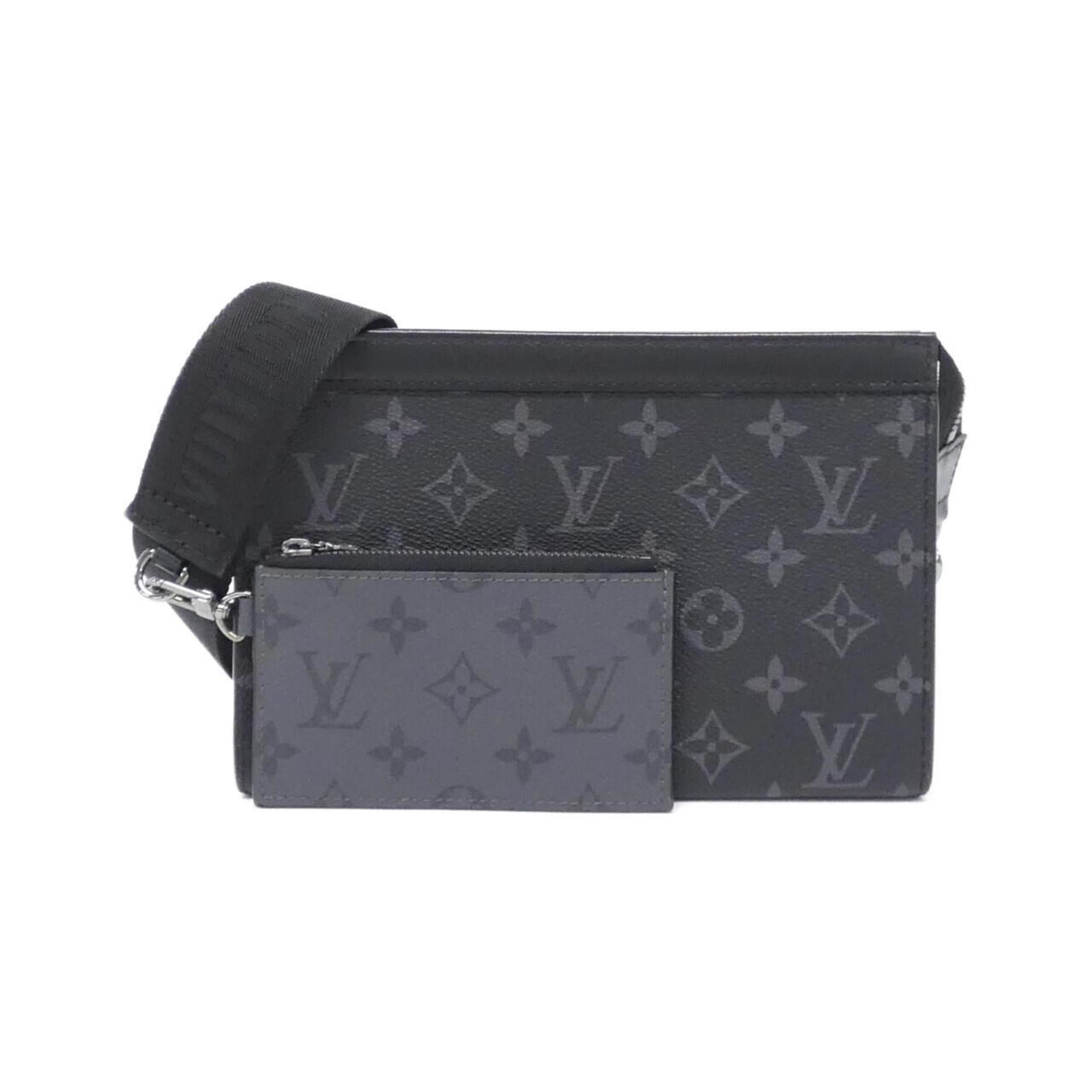 Louis Vuitton Monogram Eclipse Black Gris Coated Canvas Shoulder Bag