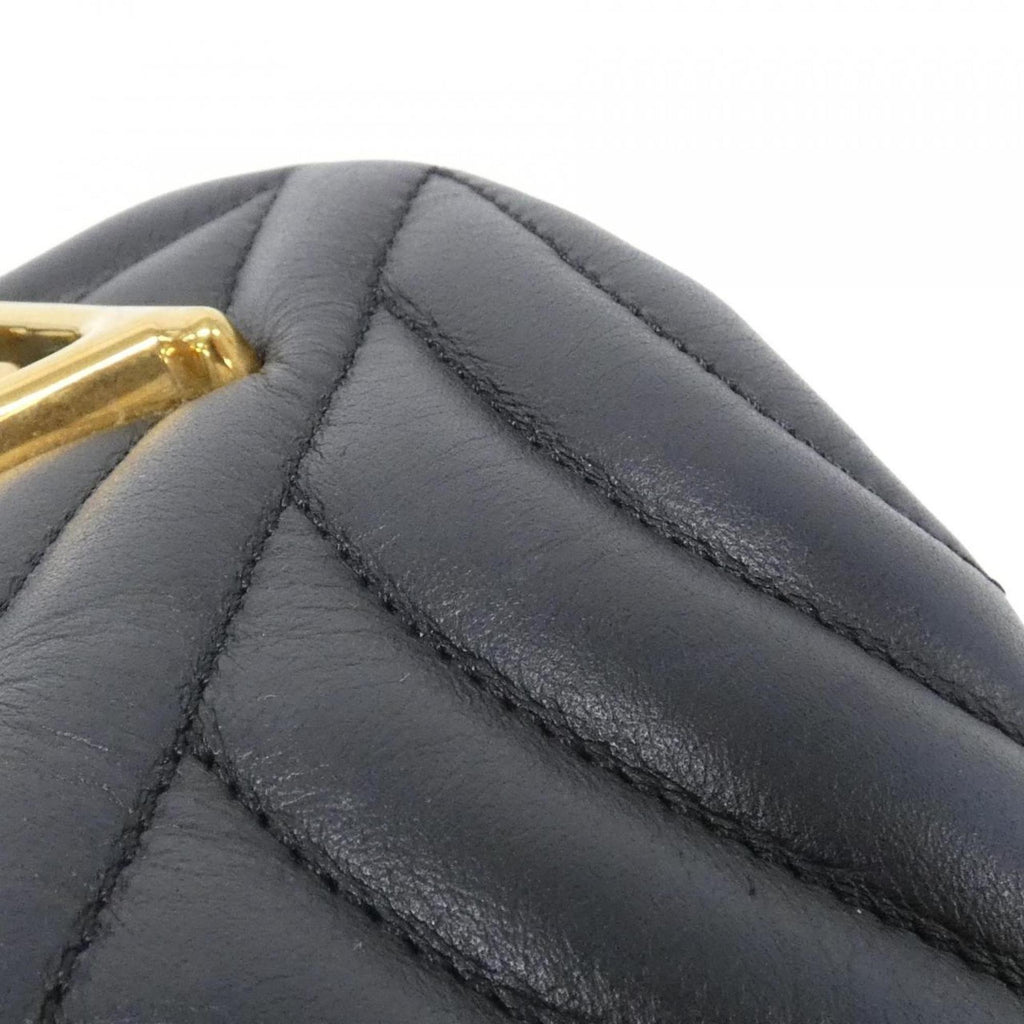 Louis Vuitton Black Leather Shoulder Bag