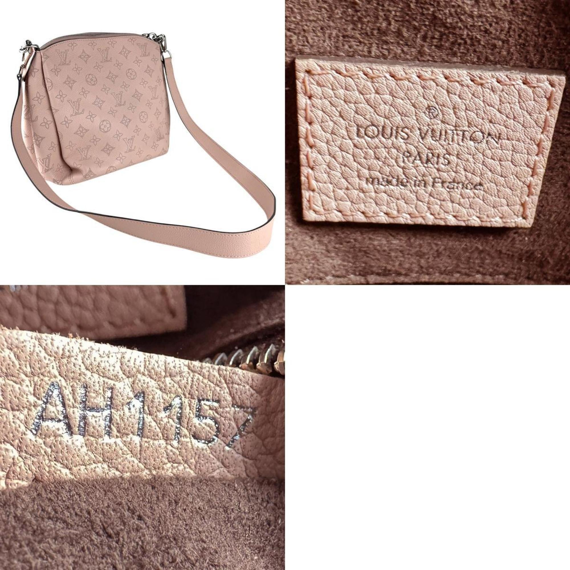Louis Vuitton Magnolia Mahina Leather Handbag Shoulder Bag