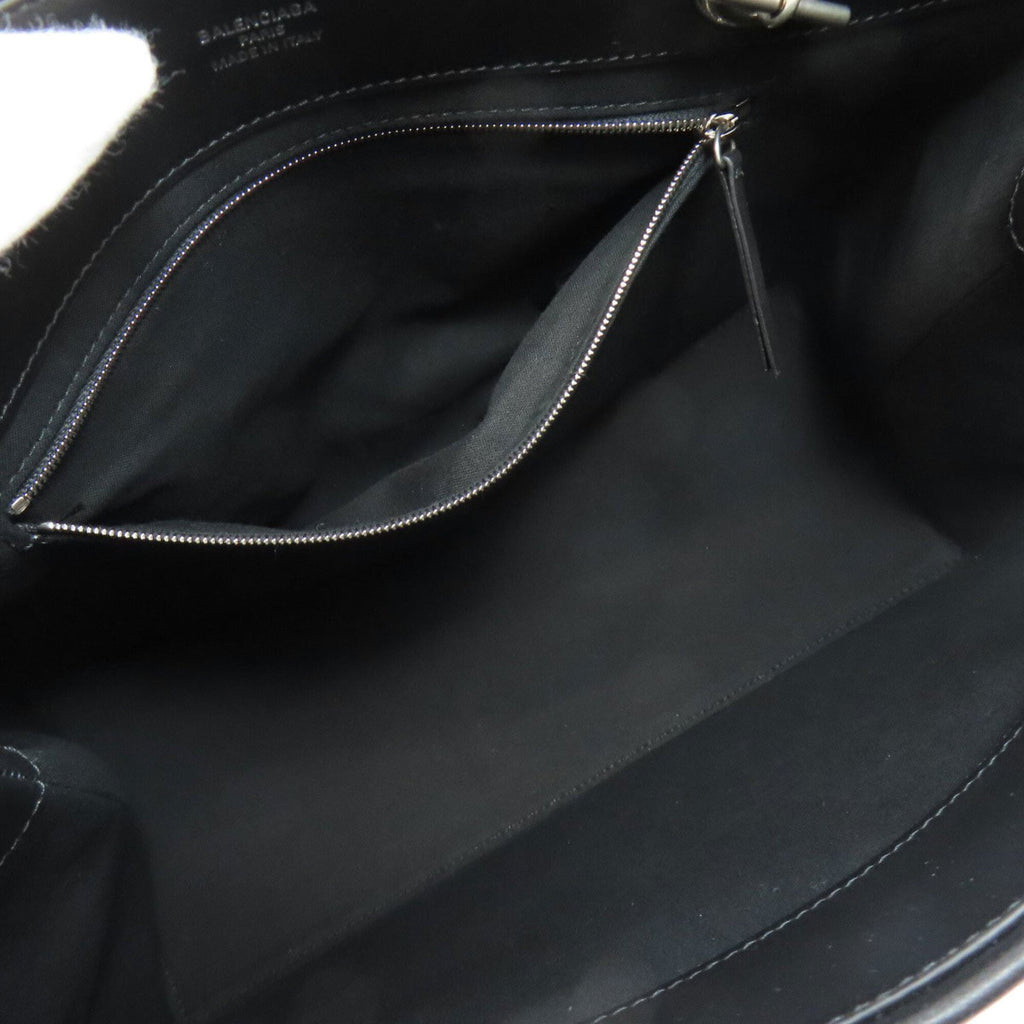 Balenciaga Black White Canvas Tote