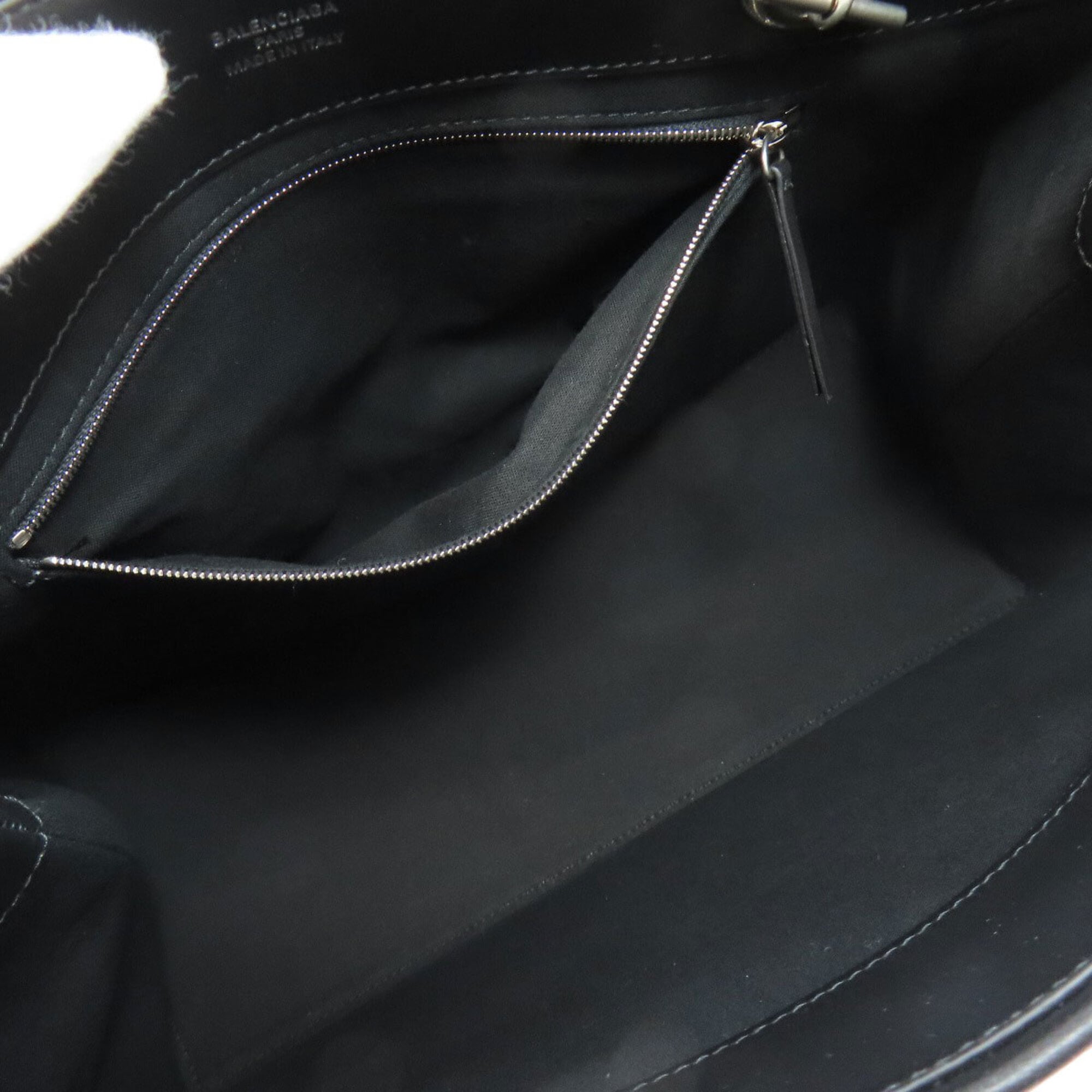 Balenciaga Black White Canvas Tote