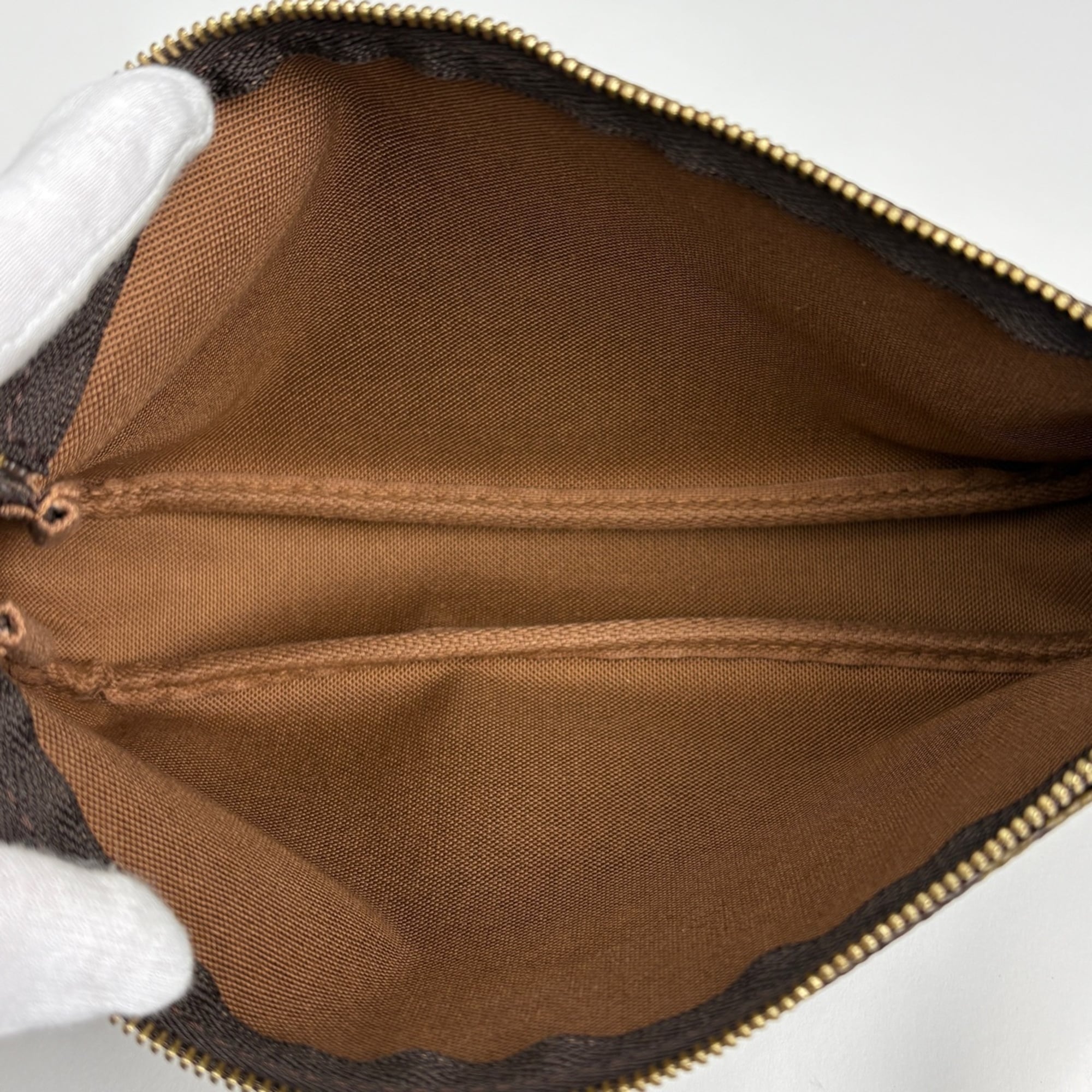 Louis Vuitton Brown Monogram Monogram Pochette Pouch