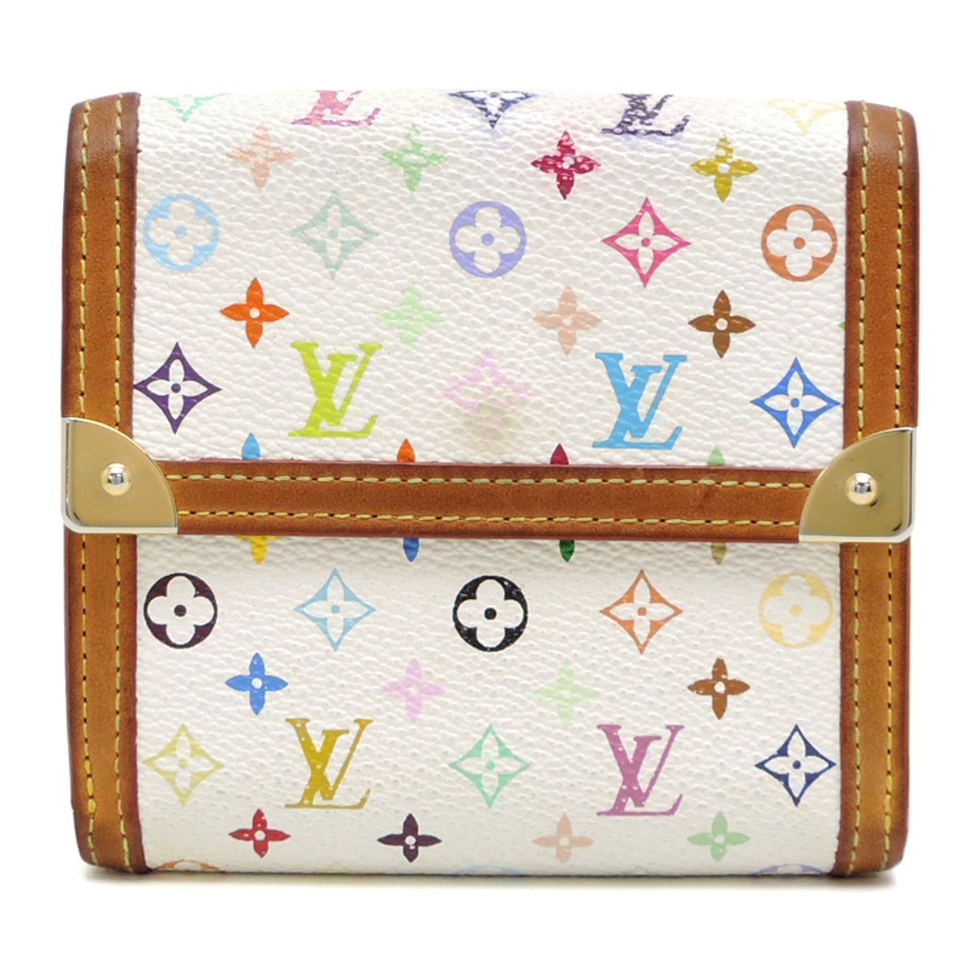 Louis Vuitton Monogram Multicolore Blanc Multi-Color Monogram Multicolore Wallet