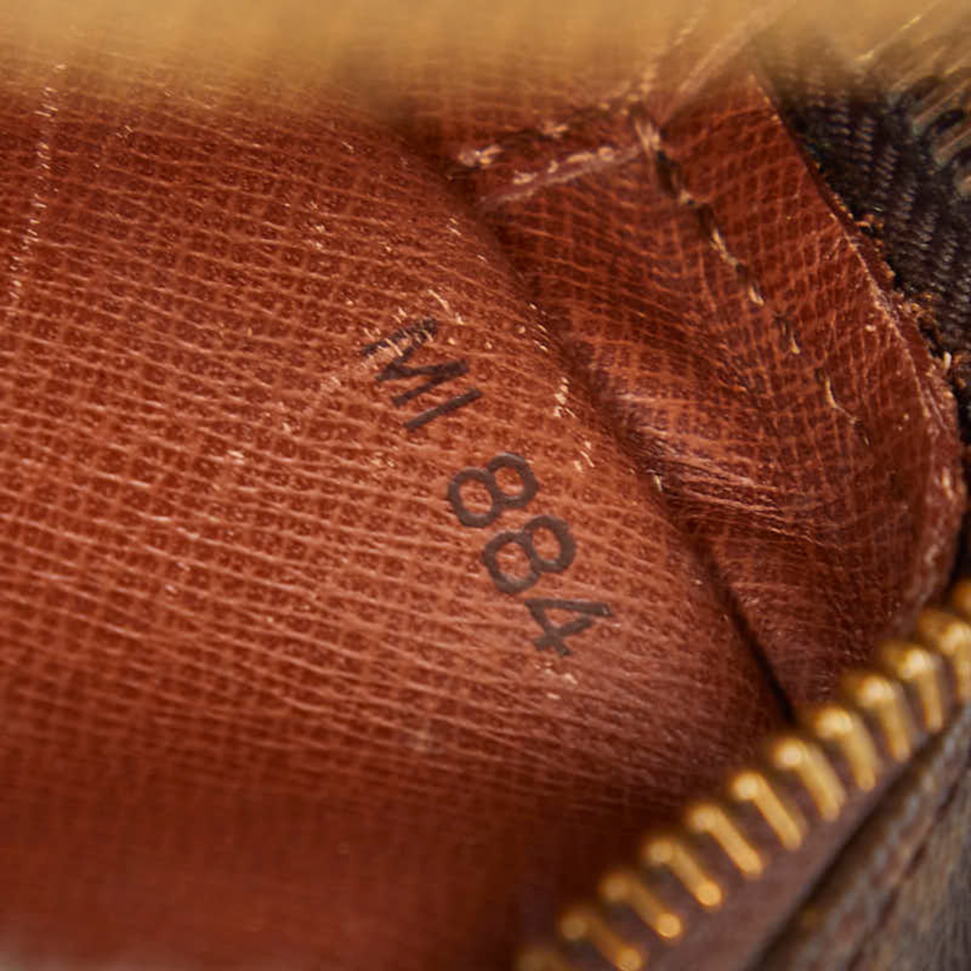 Louis Vuitton Brown Pvc Leather Shoulder Bag