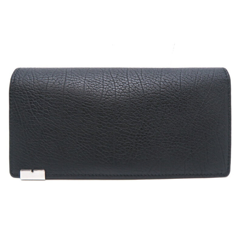 Burberry Black Leather Long Wallet (Bi-Fold)