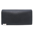 Burberry Black Leather Long Wallet (Bi-Fold)