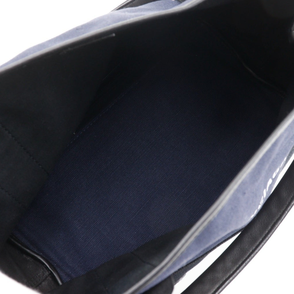 Balenciaga Navy Canvas Tote