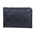 Gucci Black Leather Clutch Bag (Pre-Owned)