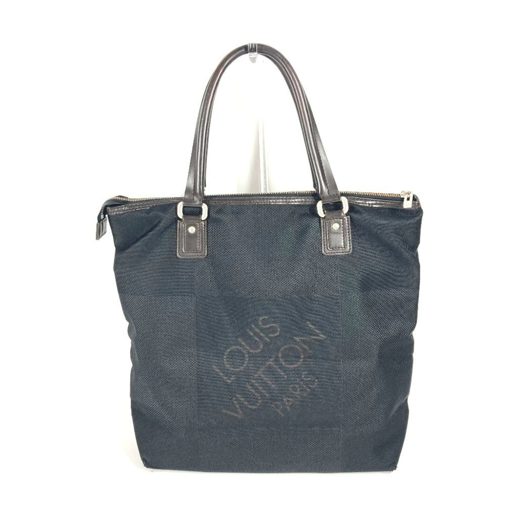 Louis Vuitton Black Noir Damier Geant Shoulder Bag Tote Bag