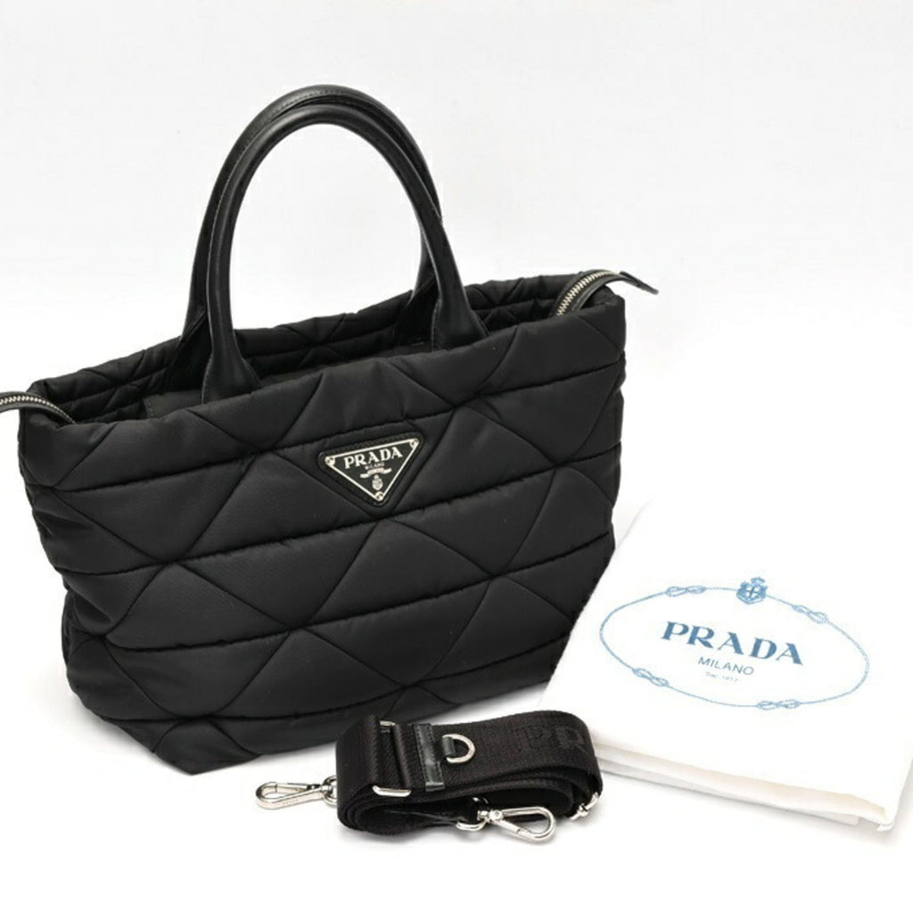 Prada Black Nylon Tote Bag