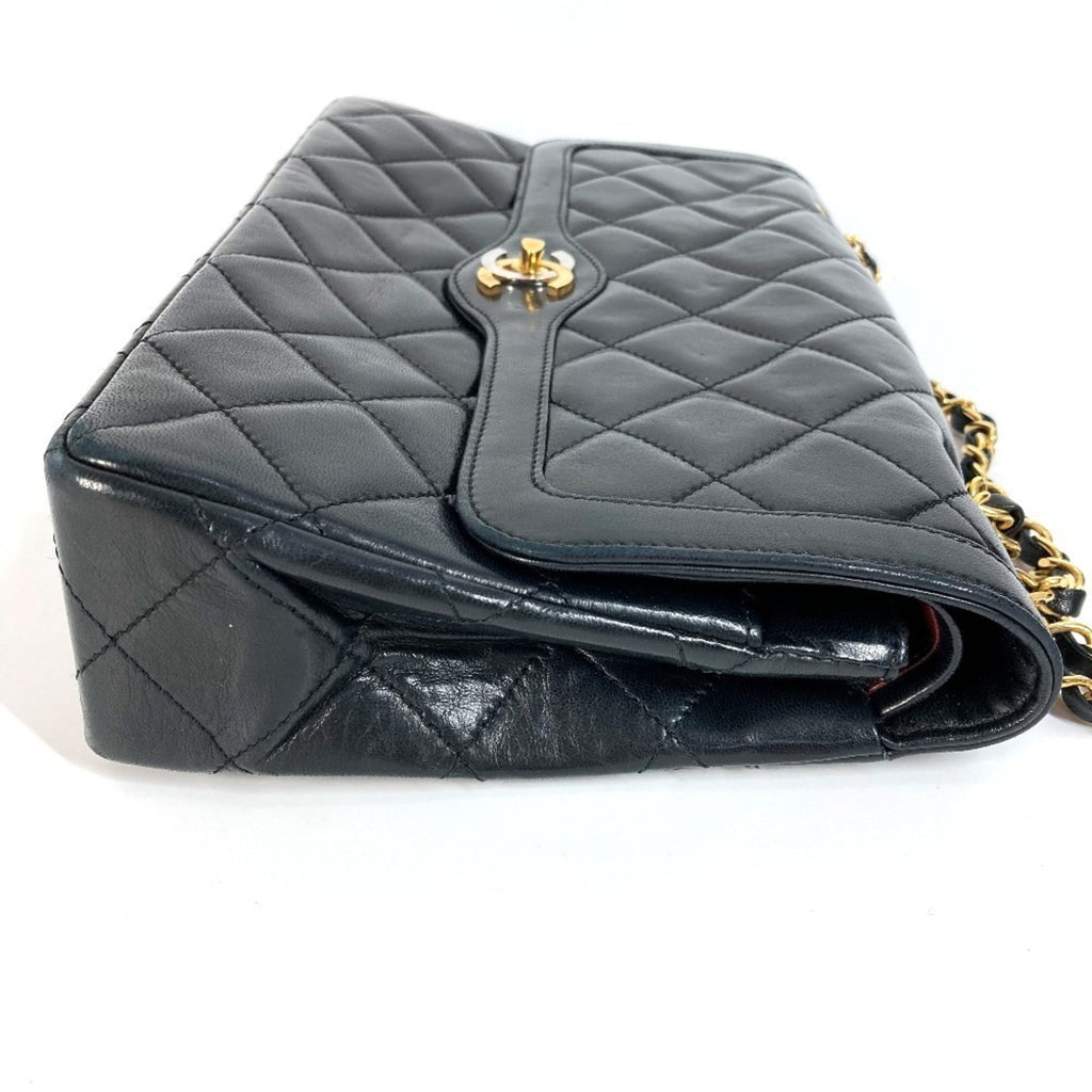 Chanel Black Leather Shoulder Bag